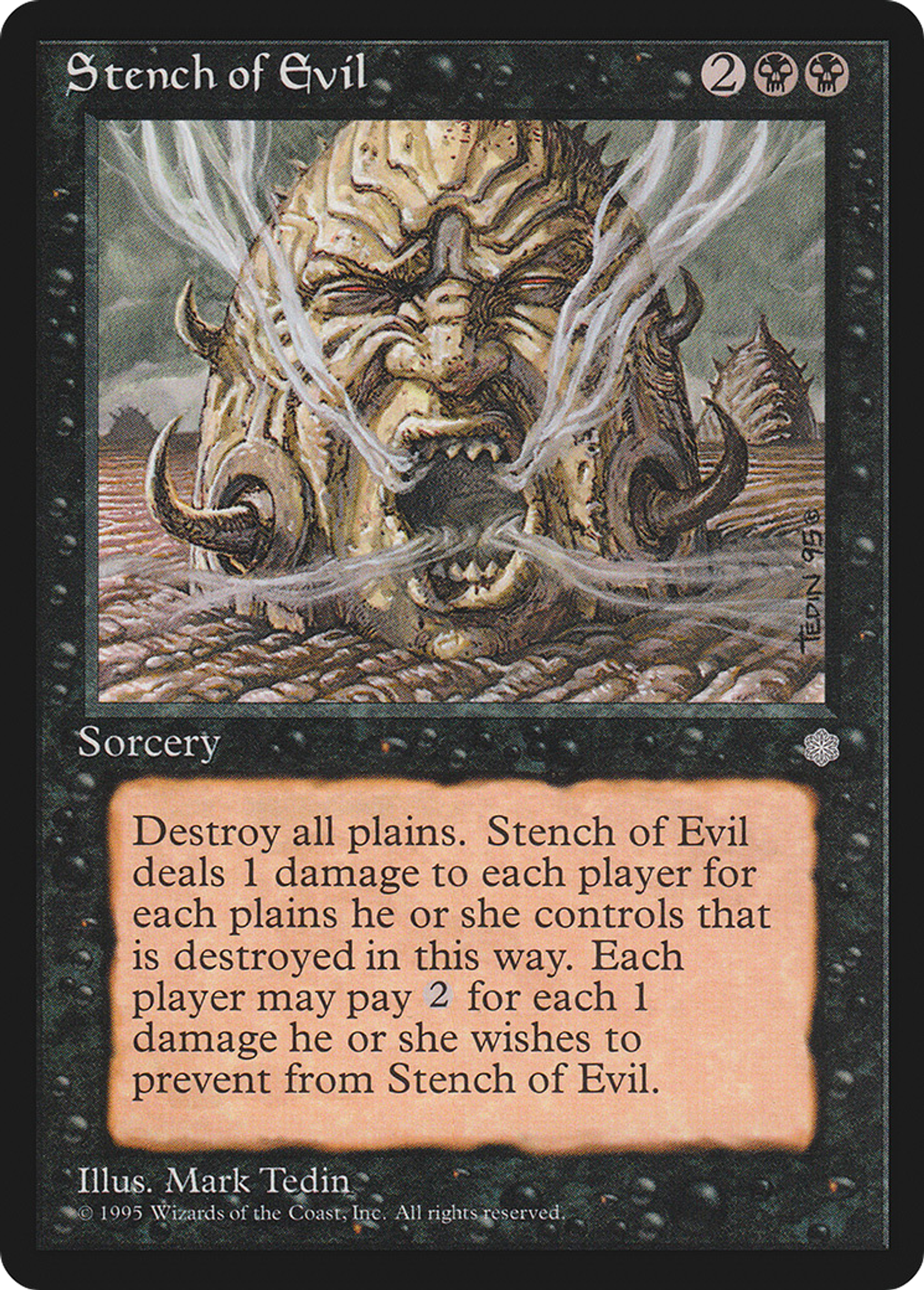 Stench of Evil — Ice Age — Magic: The Gathering