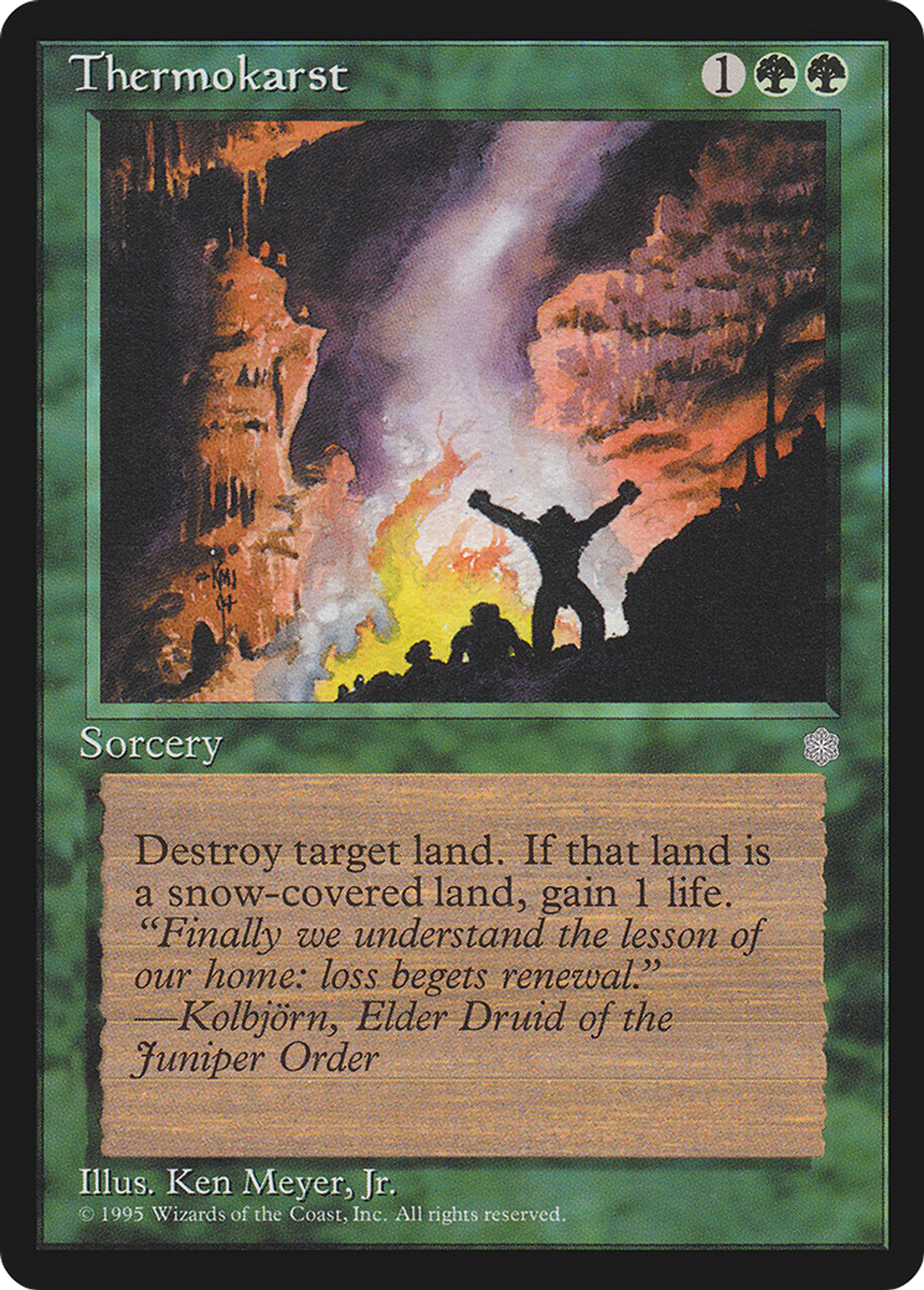 Thermokarst — Ice Age — Magic: The Gathering