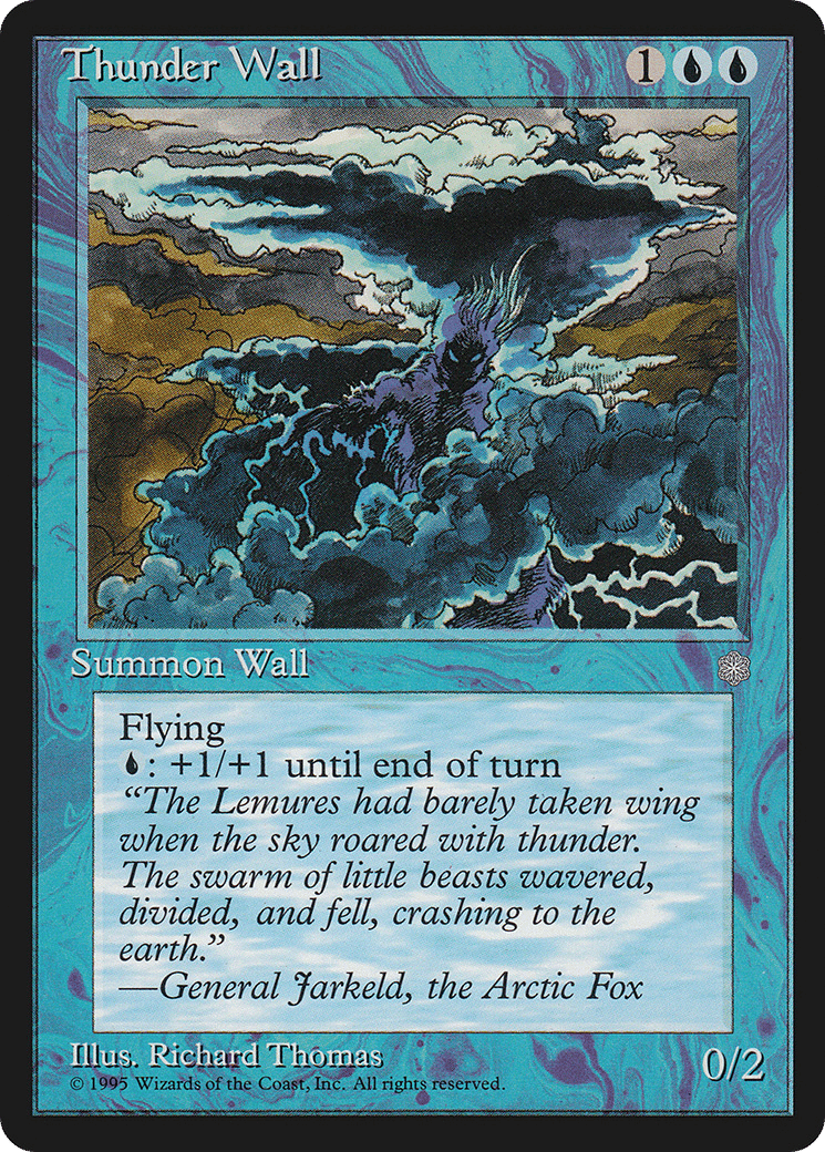 Thunder Wall — Ice Age — Magic: The Gathering