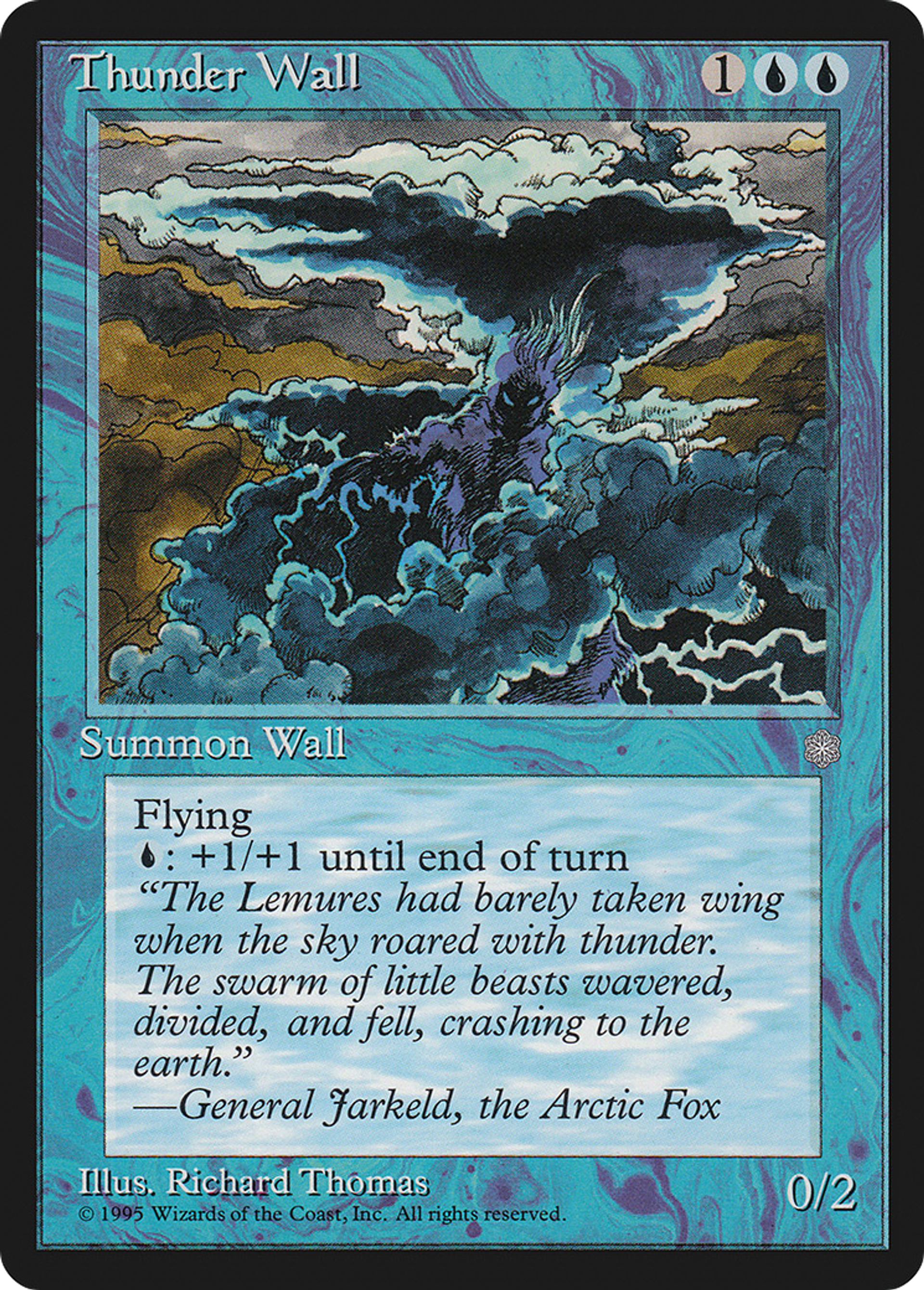 Thunder Wall — Ice Age — Magic: The Gathering