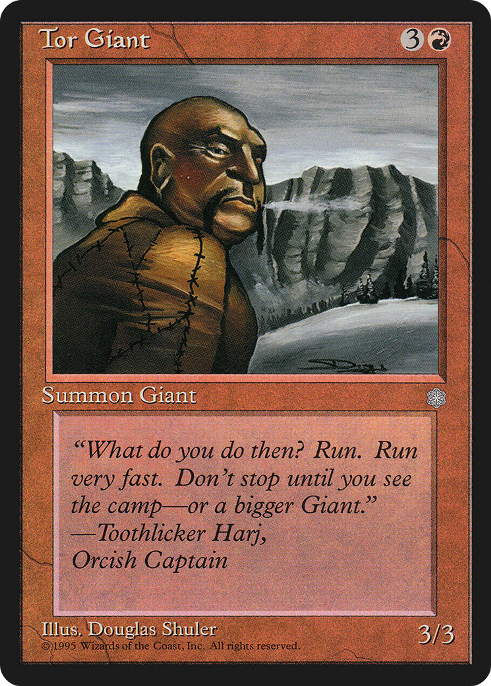Géant des pics — Ice Age — Magic: The Gathering