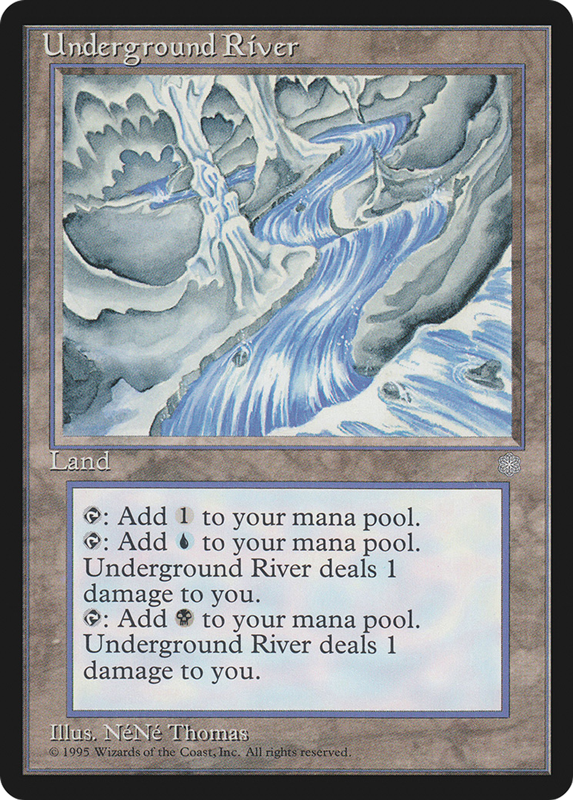 Rivière souterraine — Ice Age — Magic: The Gathering
