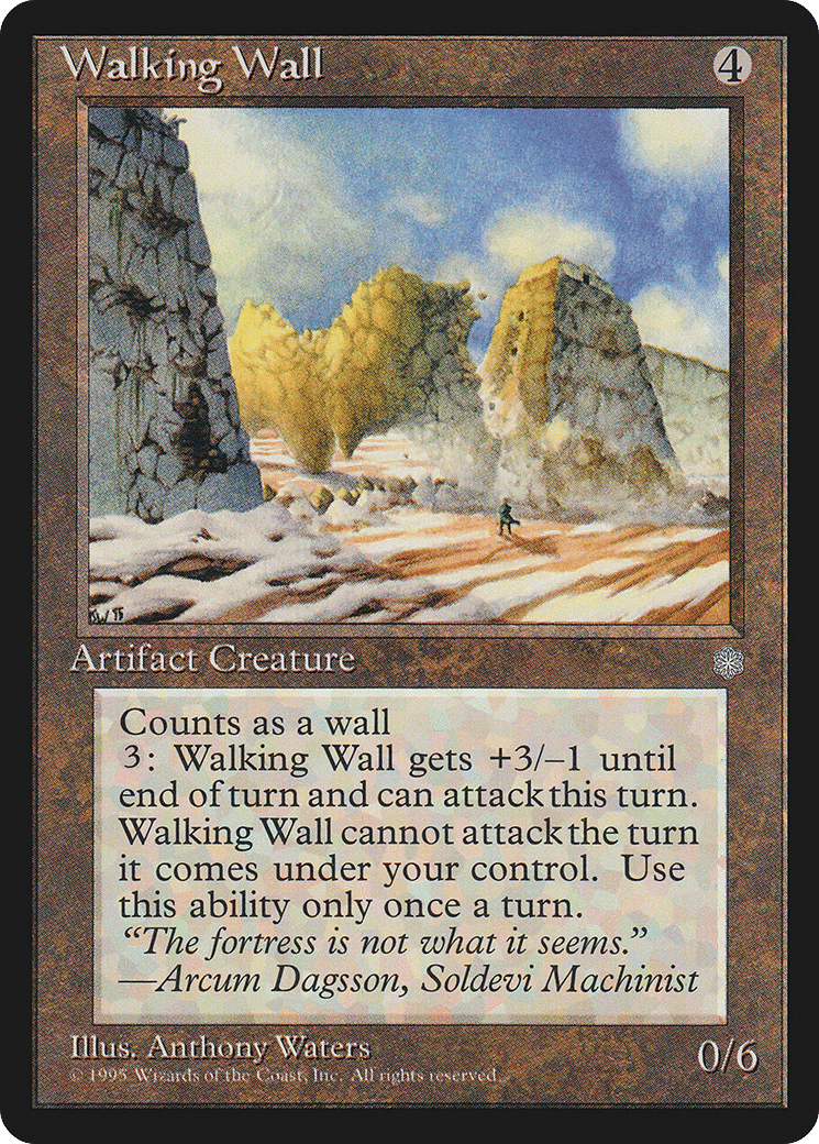Walking Wall — Ice Age — Magic: The Gathering