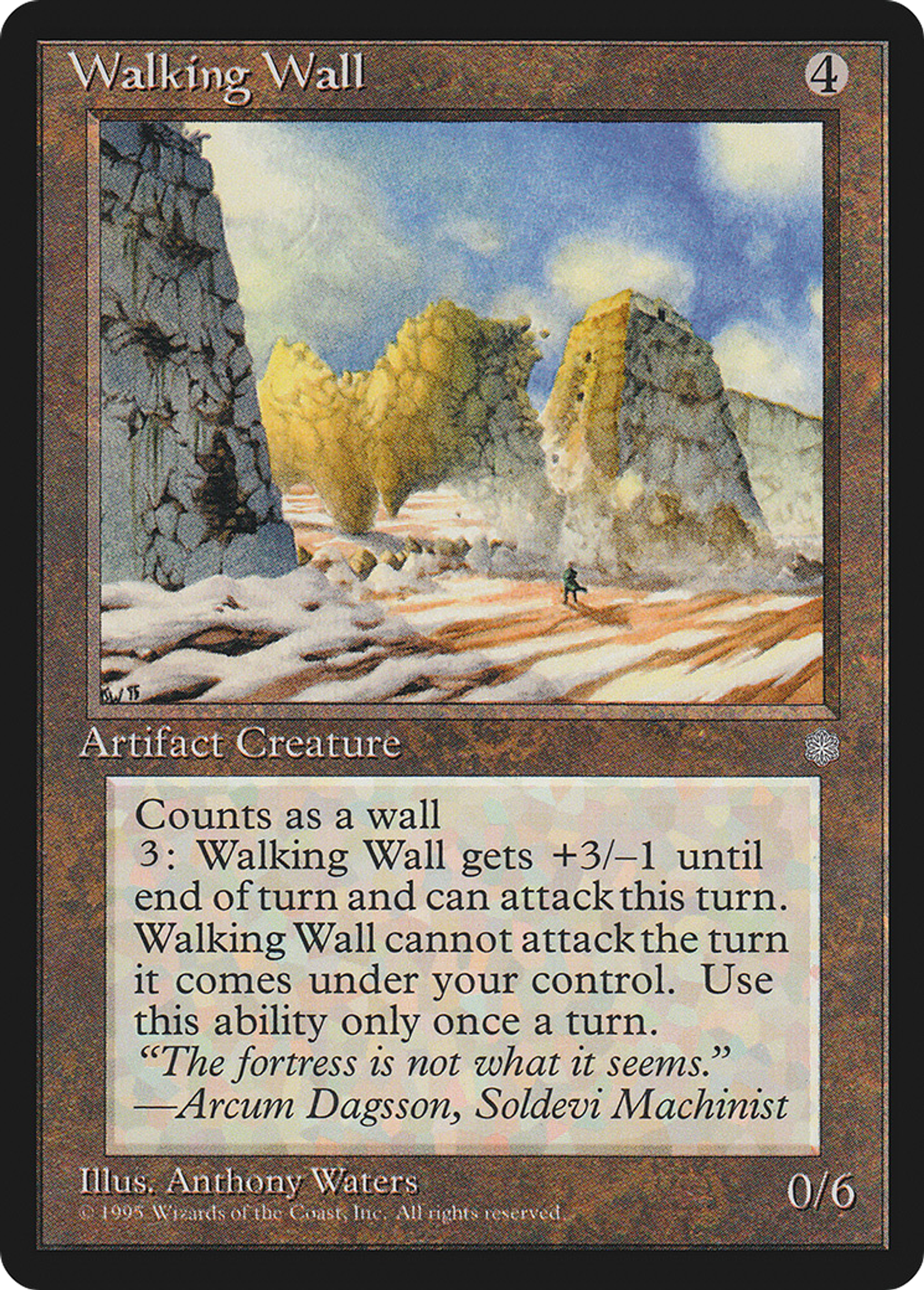 Walking Wall — Ice Age — Magic: The Gathering