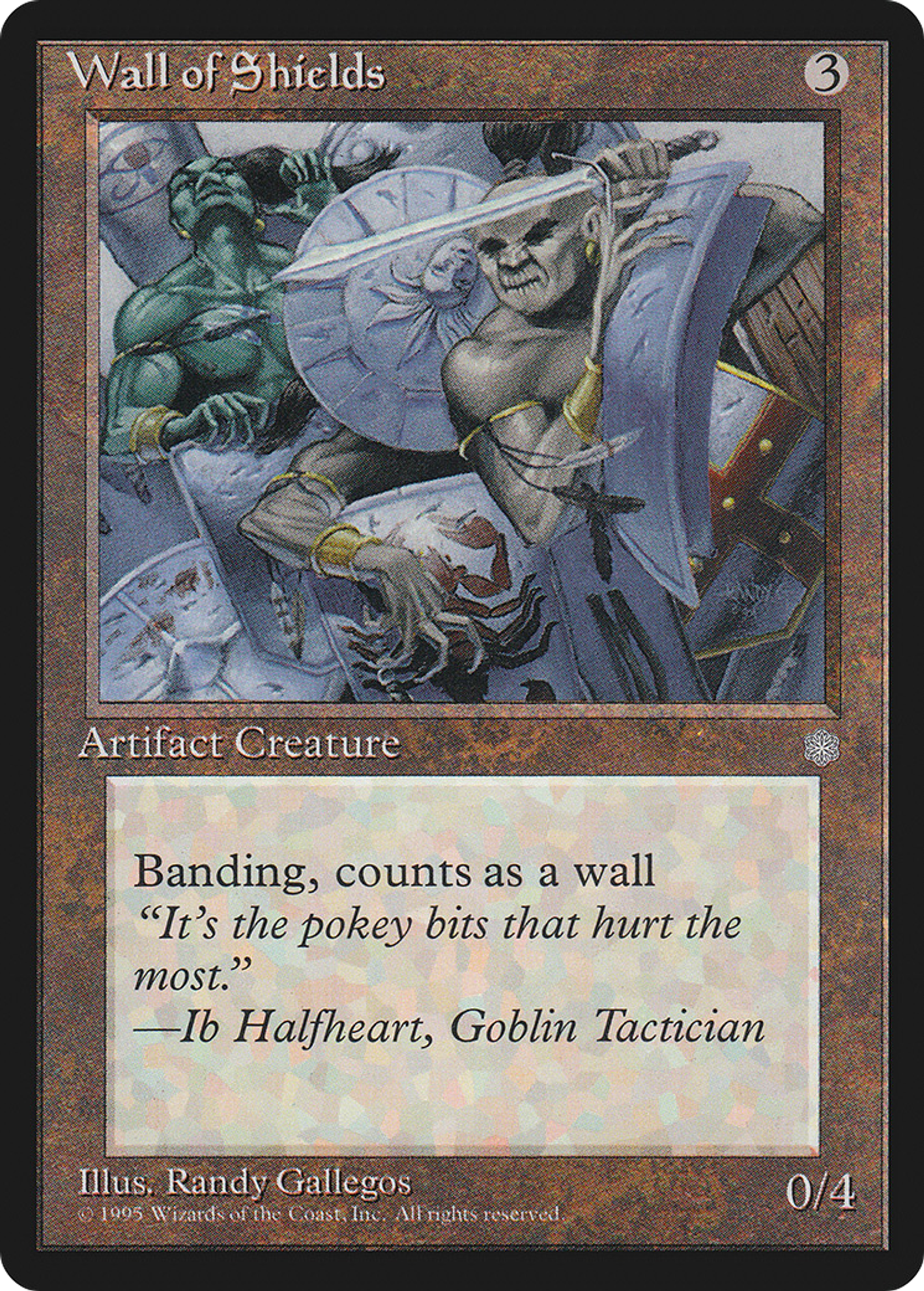 Mur de boucliers — Ice Age — Magic: The Gathering