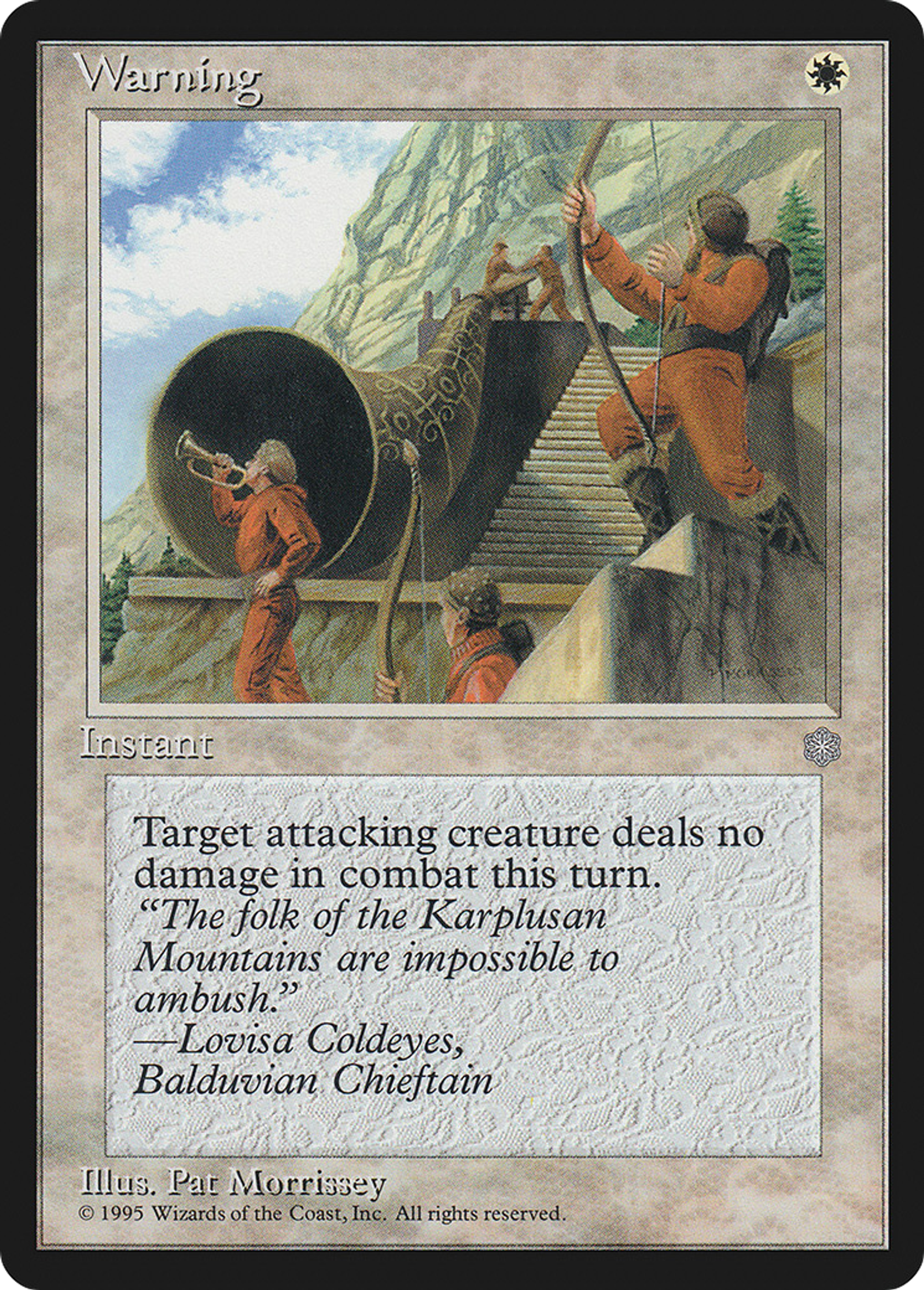 Warning — Ice Age — Magic: The Gathering