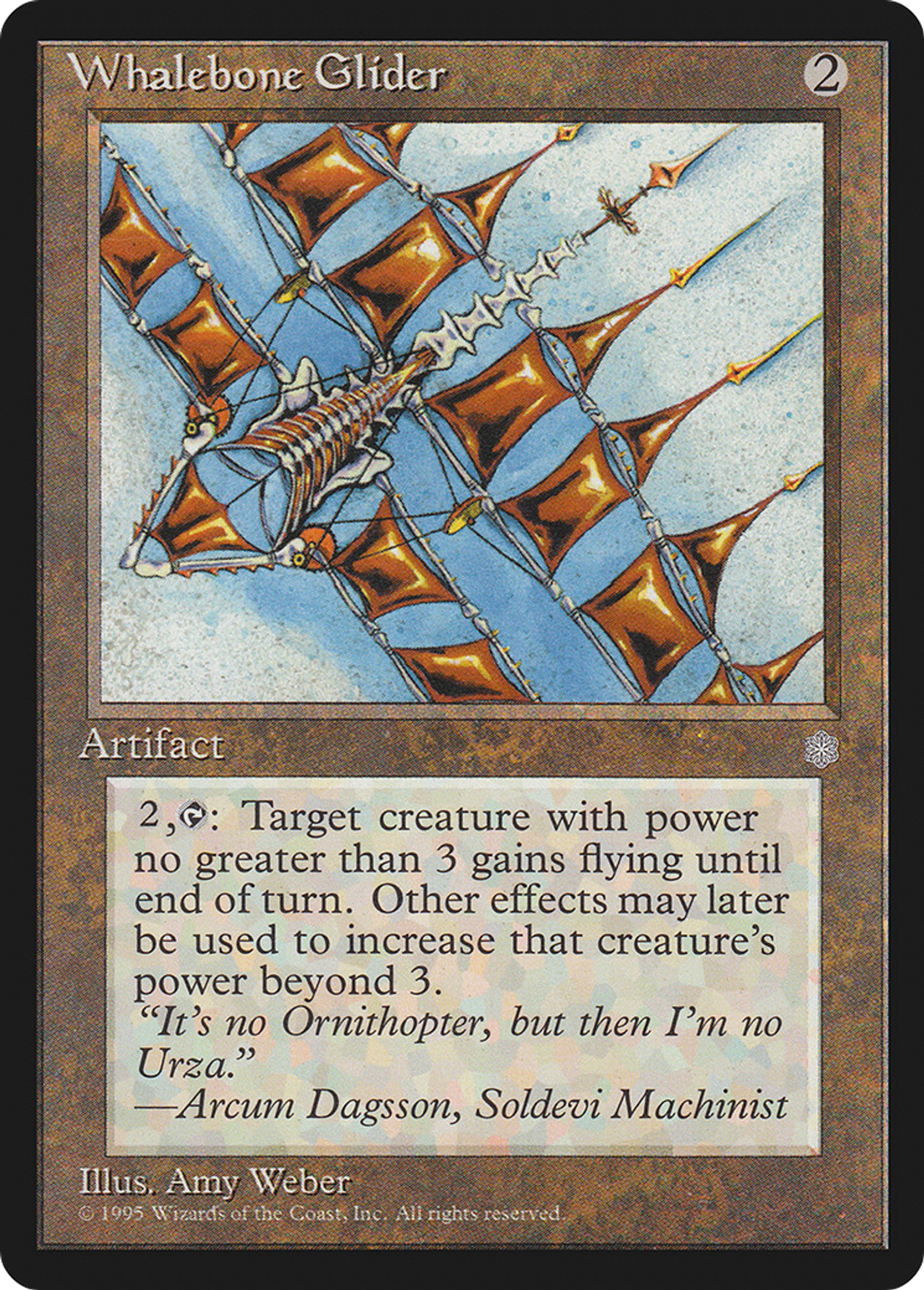 Whalebone Glider — Ice Age — Magic: The Gathering
