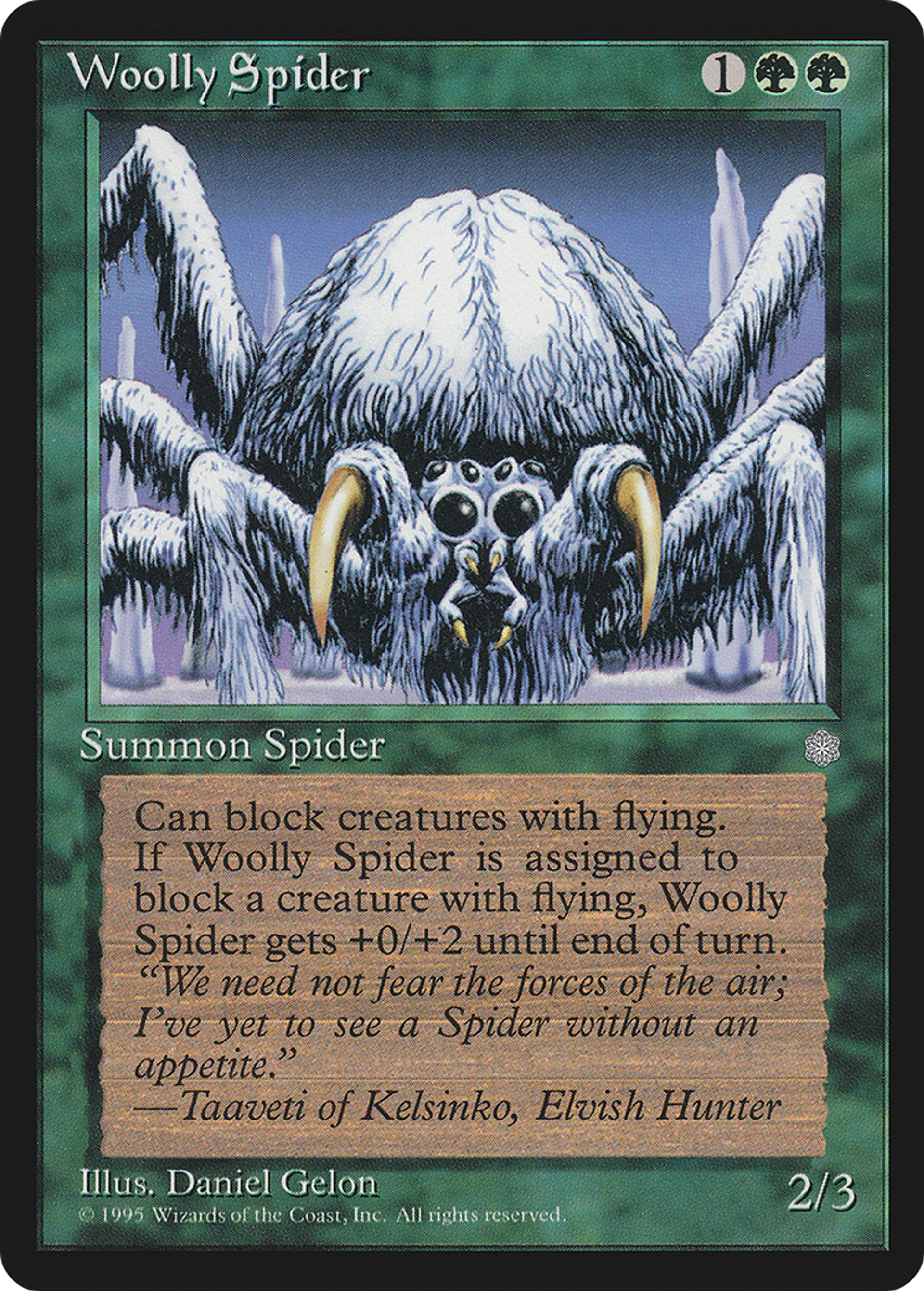 Woolly Spider — Ice Age — Magic: The Gathering
