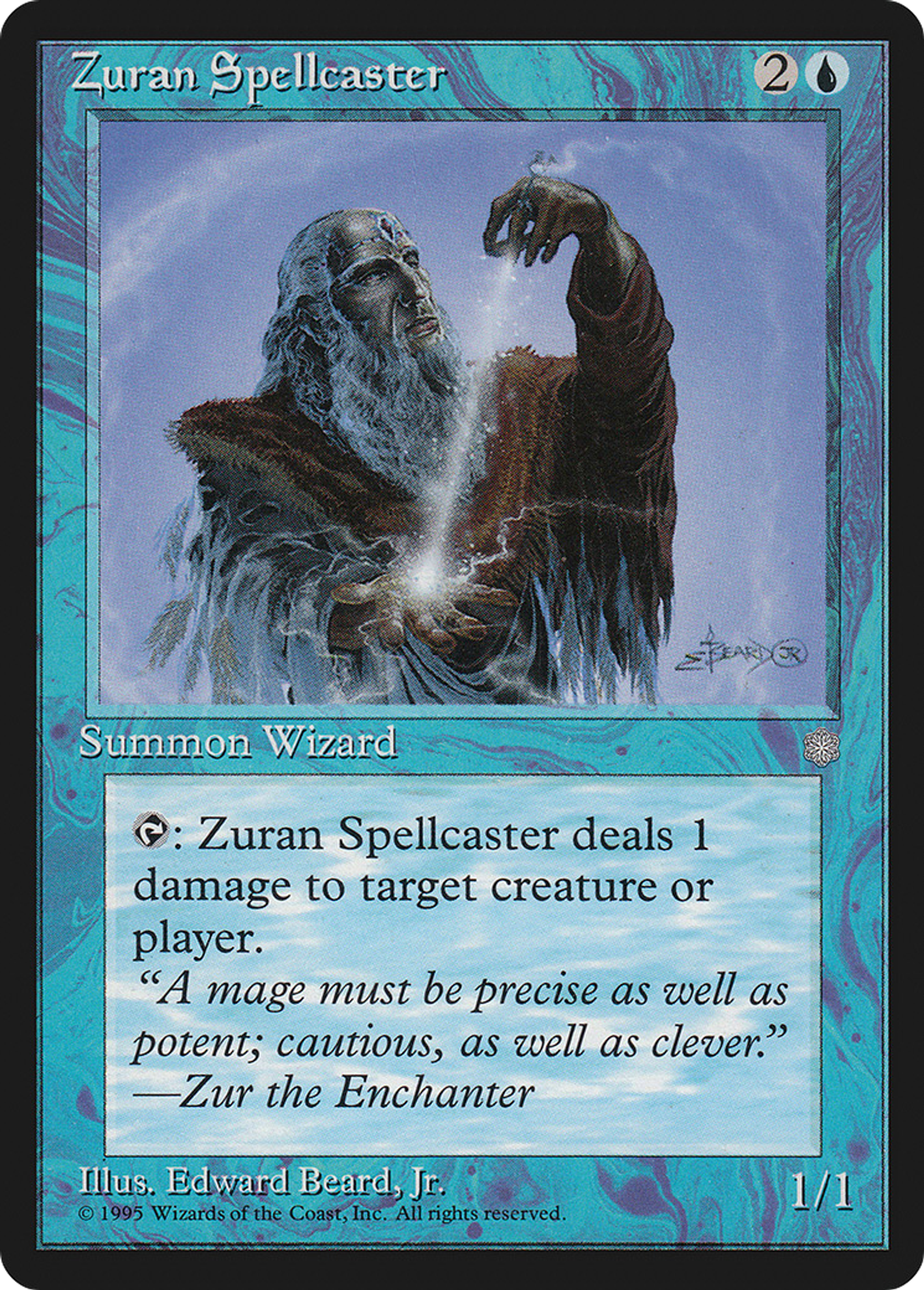 Zuran Spellcaster — Ice Age — Magic: The Gathering