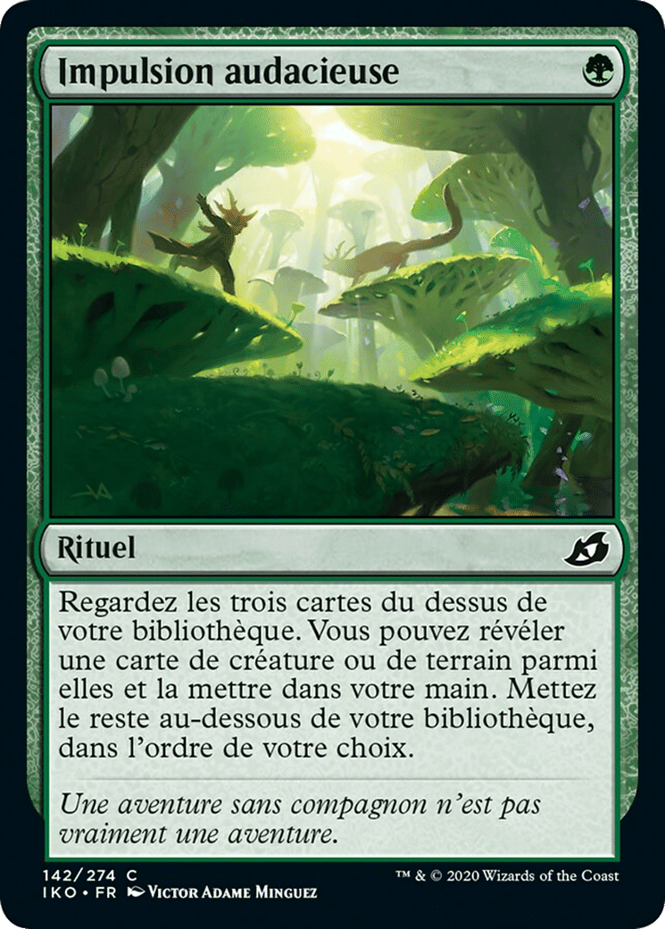 Impulsion audacieuse — Ikoria: Lair of Behemoths — Magic: The Gathering