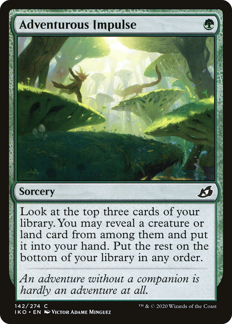 Adventurous Impulse — Ikoria: Lair of Behemoths — Magic: The Gathering