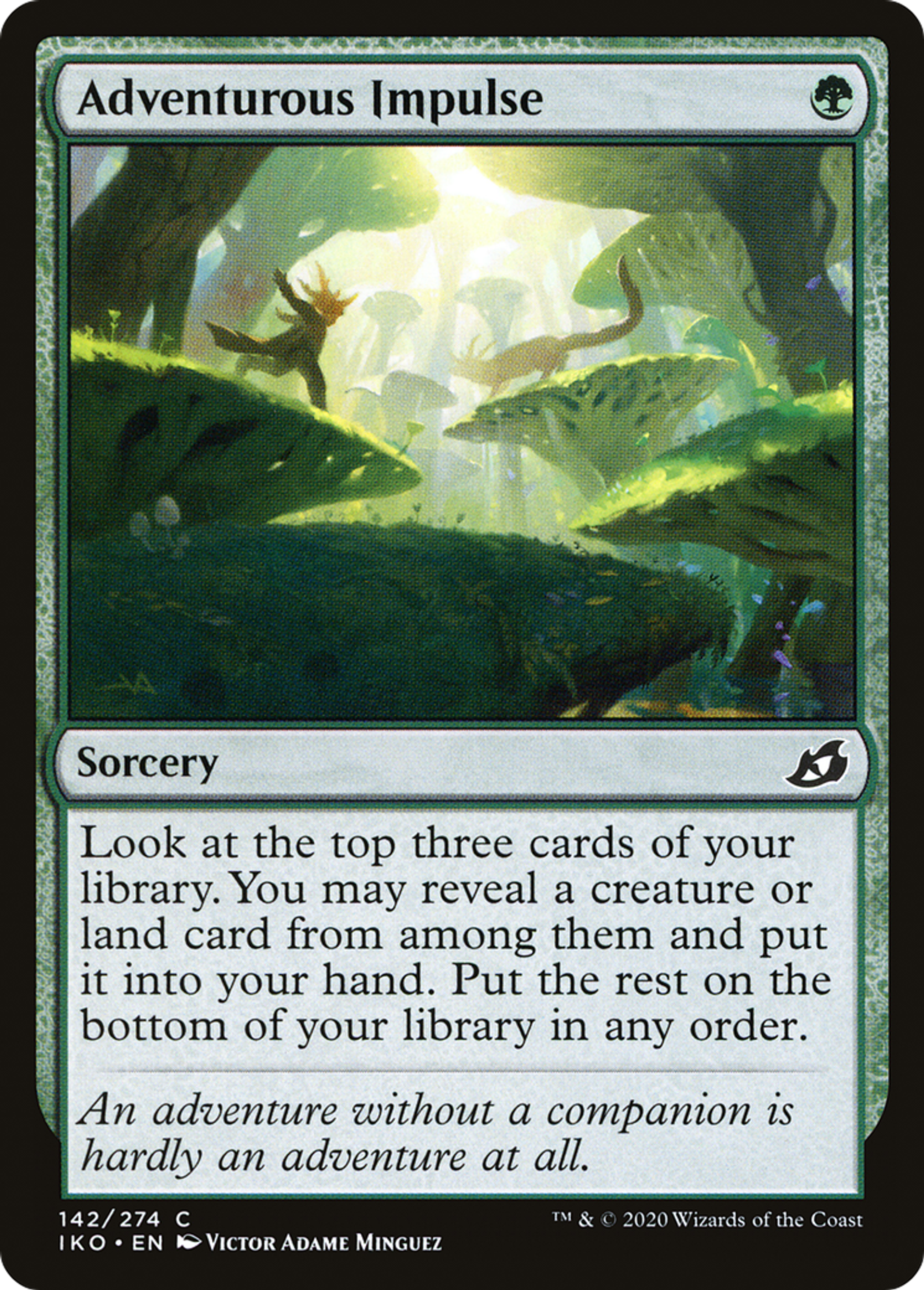 Adventurous Impulse — Ikoria: Lair of Behemoths — Magic: The Gathering