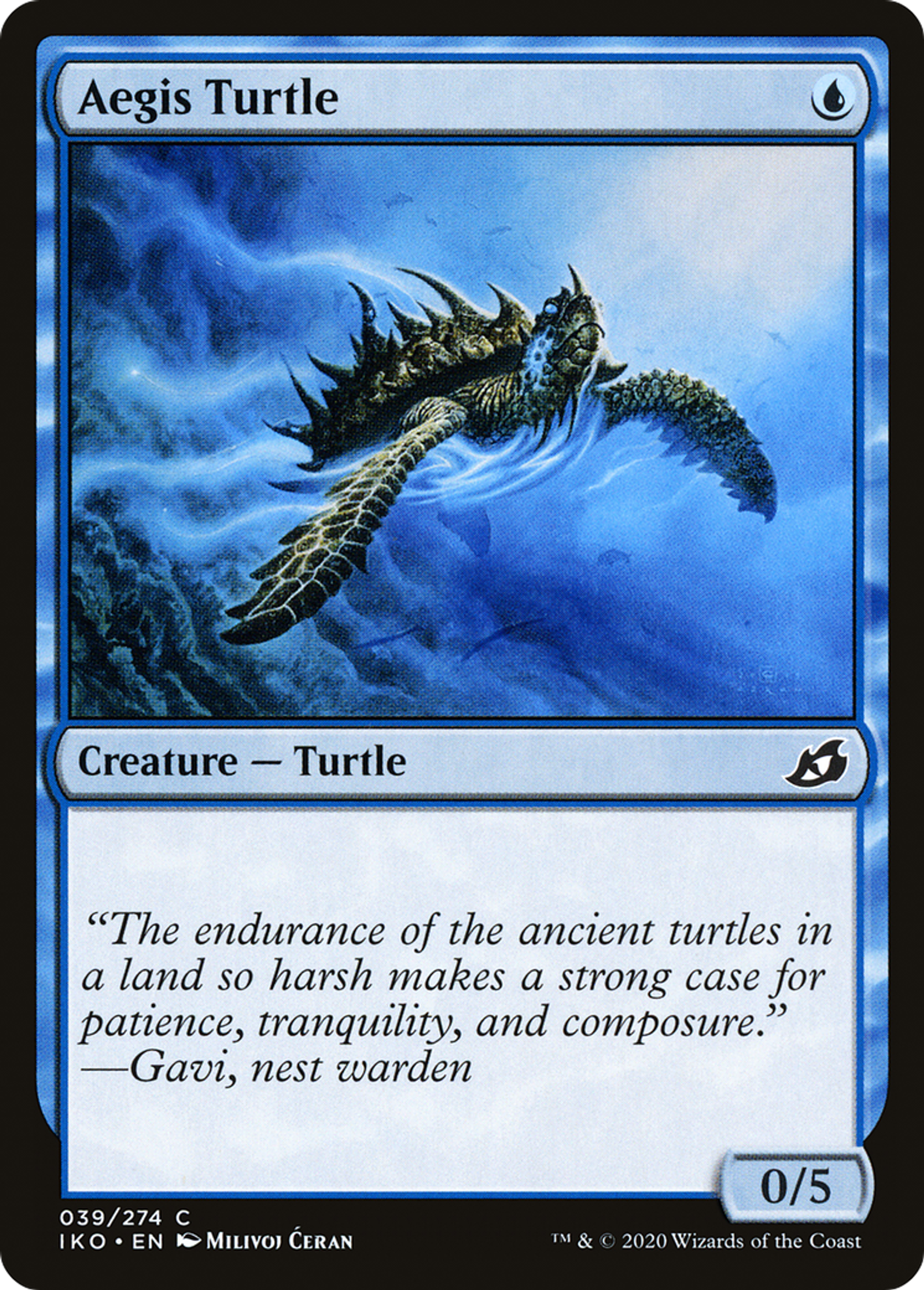 Aegis Turtle — Ikoria: Lair of Behemoths — Magic: The Gathering