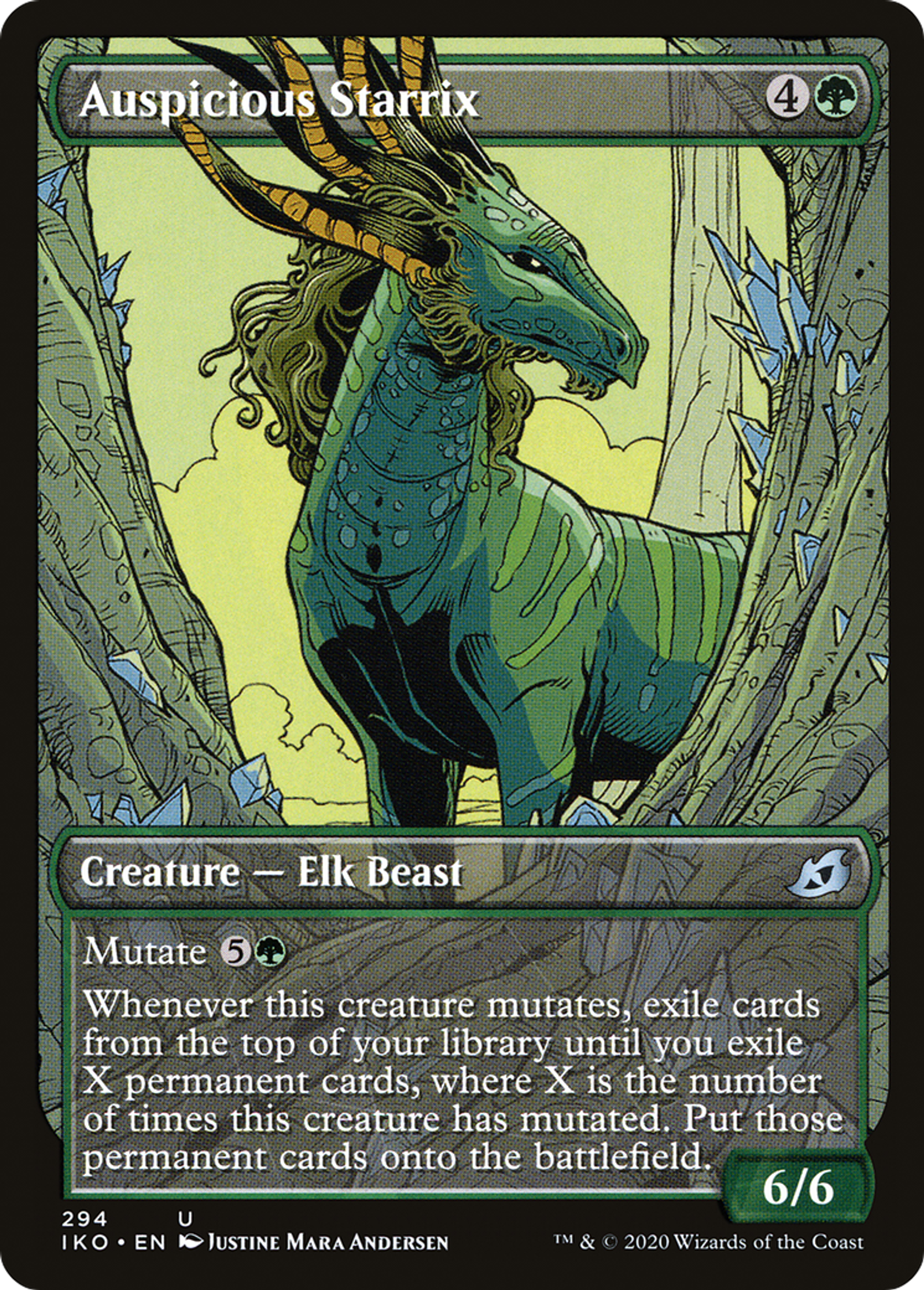 Auspicious Starrix — Ikoria: Lair of Behemoths — Magic: The Gathering