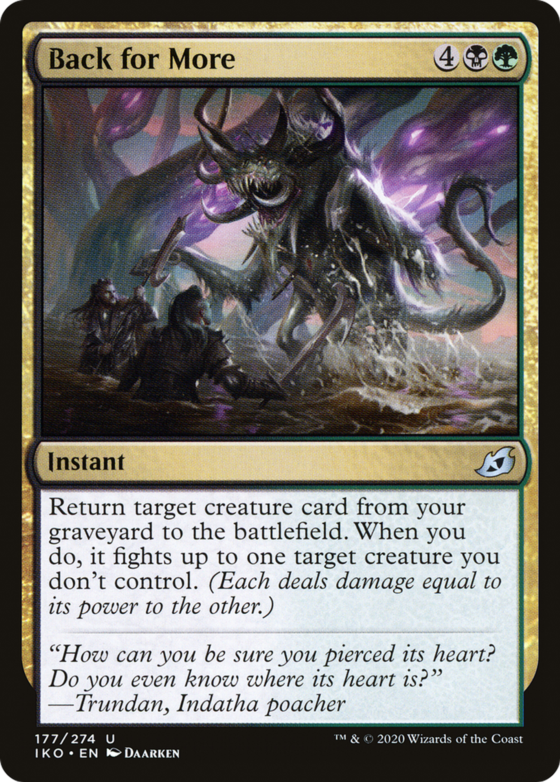 Back for More — Ikoria: Lair of Behemoths — Magic: The Gathering