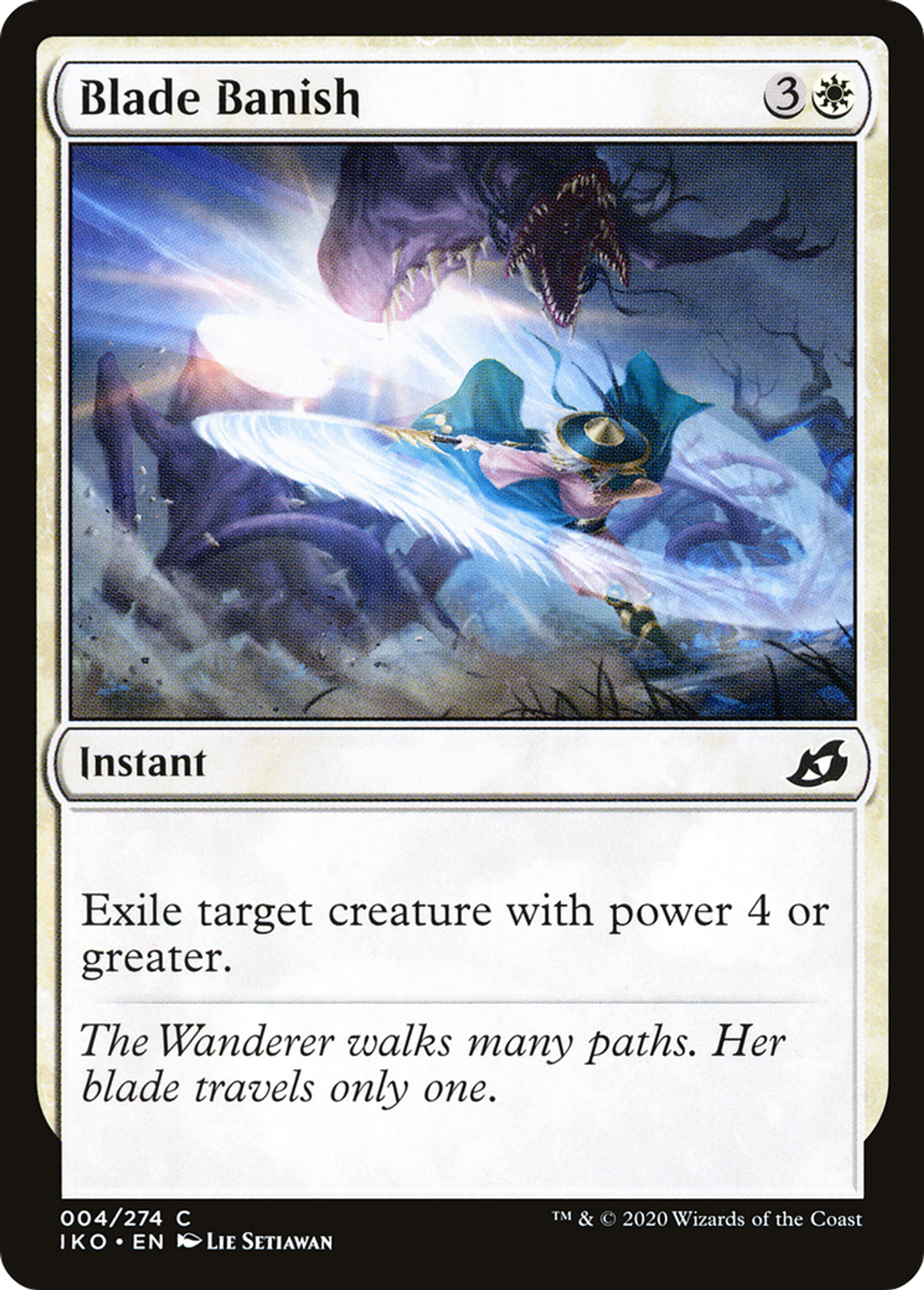Blade Banish — Ikoria: Lair of Behemoths — Magic: The Gathering