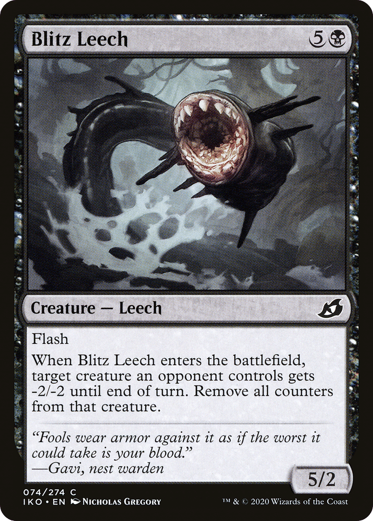 Blitz Leech — Ikoria: Lair of Behemoths — Magic: The Gathering