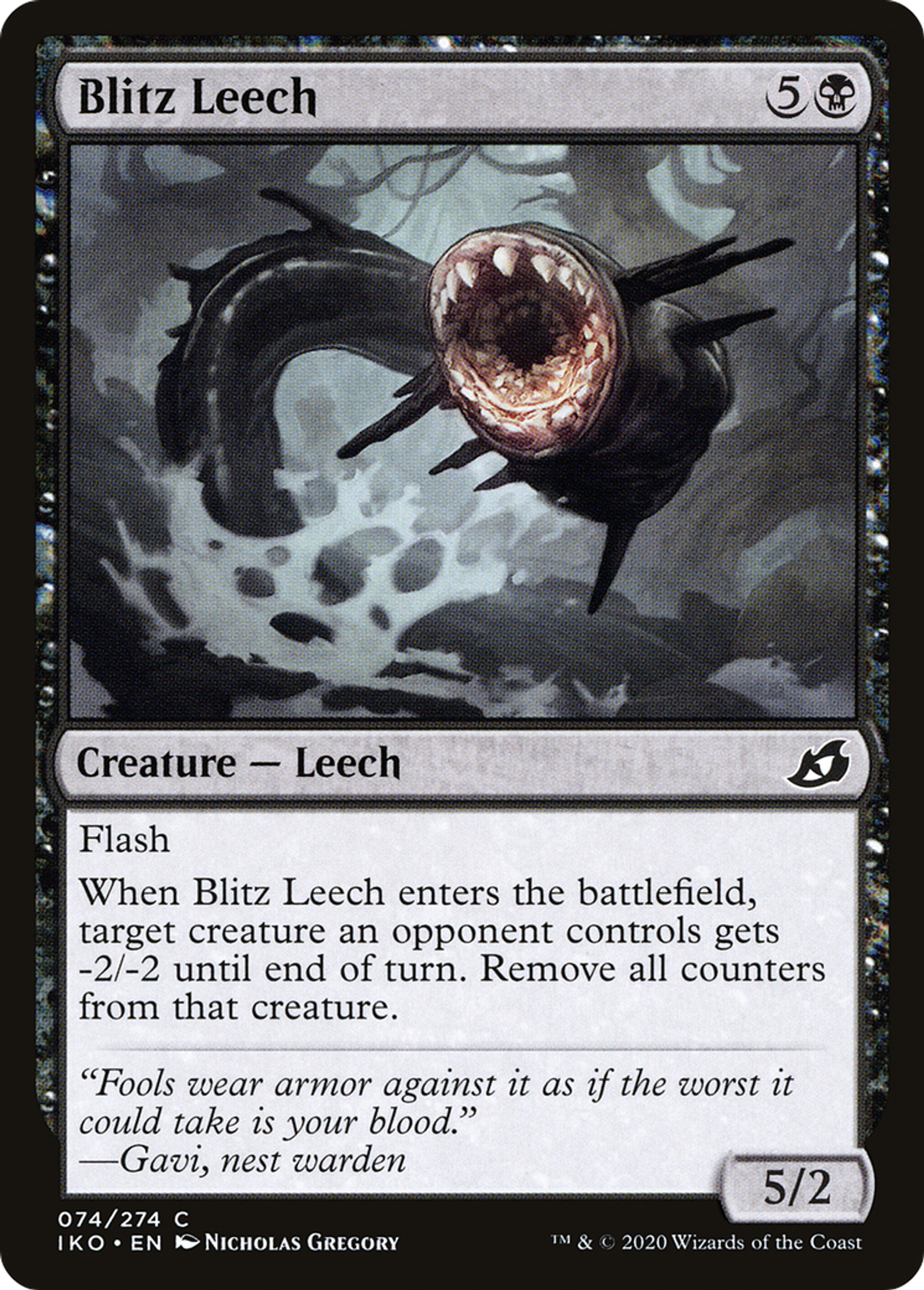 Blitz Leech — Ikoria: Lair of Behemoths — Magic: The Gathering
