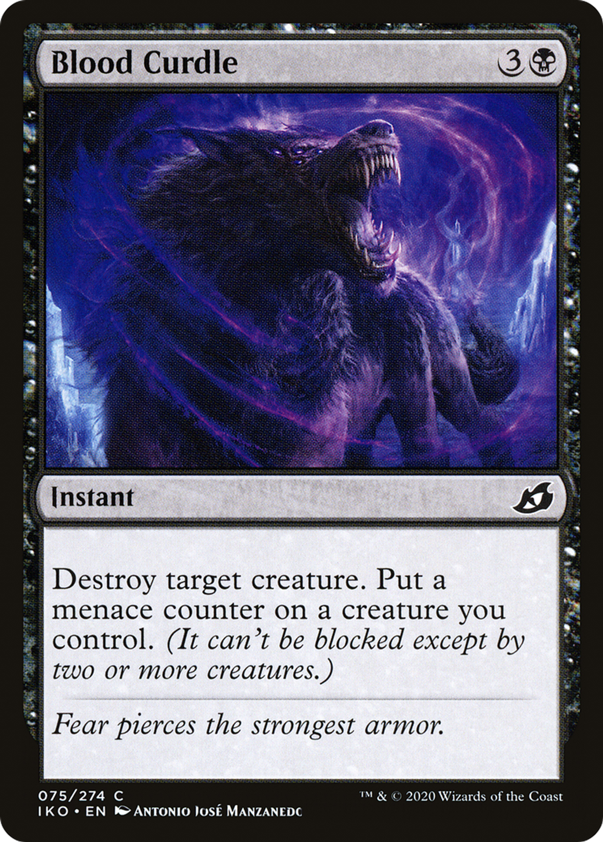 Blood Curdle — Ikoria: Lair of Behemoths — Magic: The Gathering