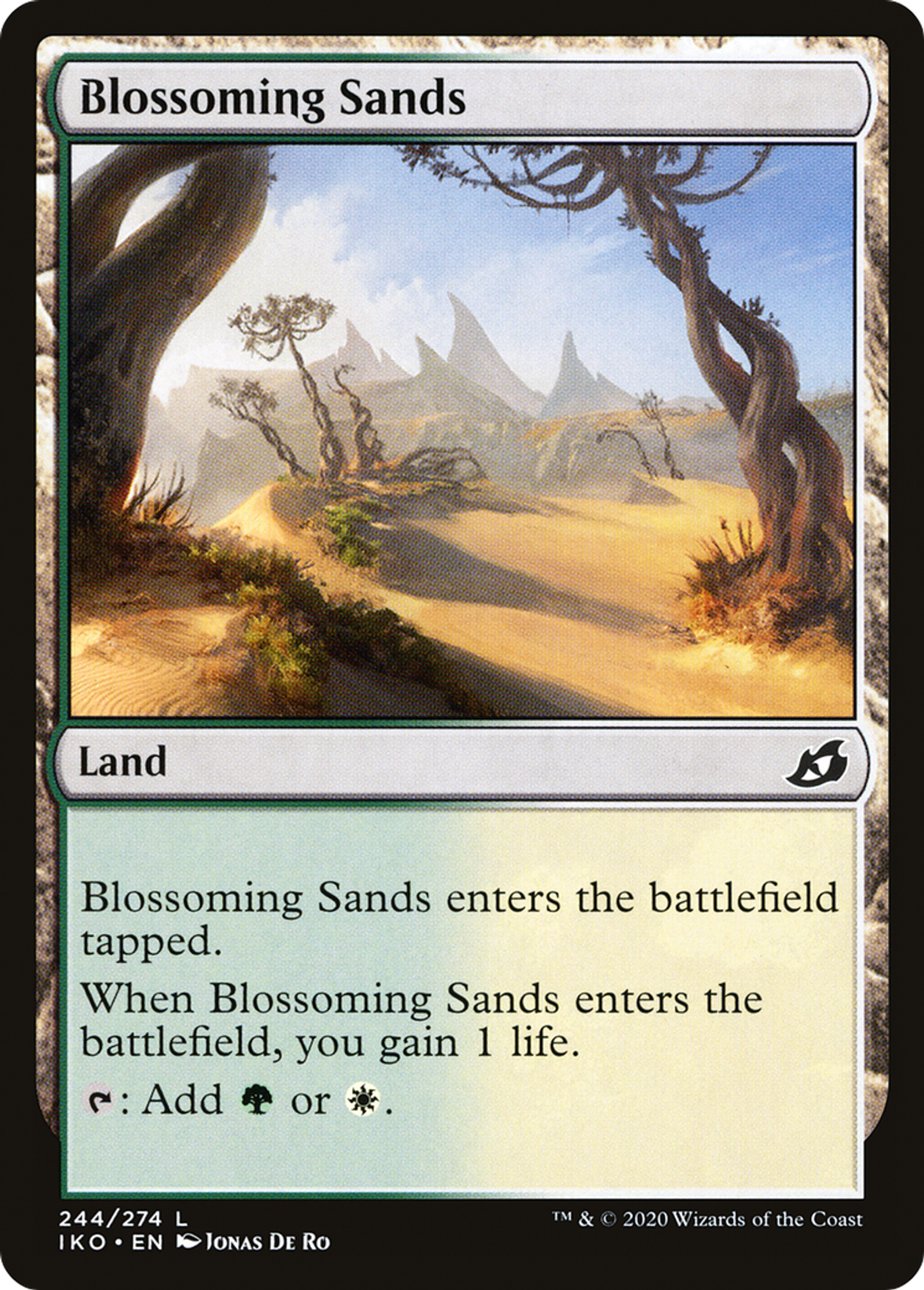Blossoming Sands — Ikoria: Lair of Behemoths — Magic: The Gathering