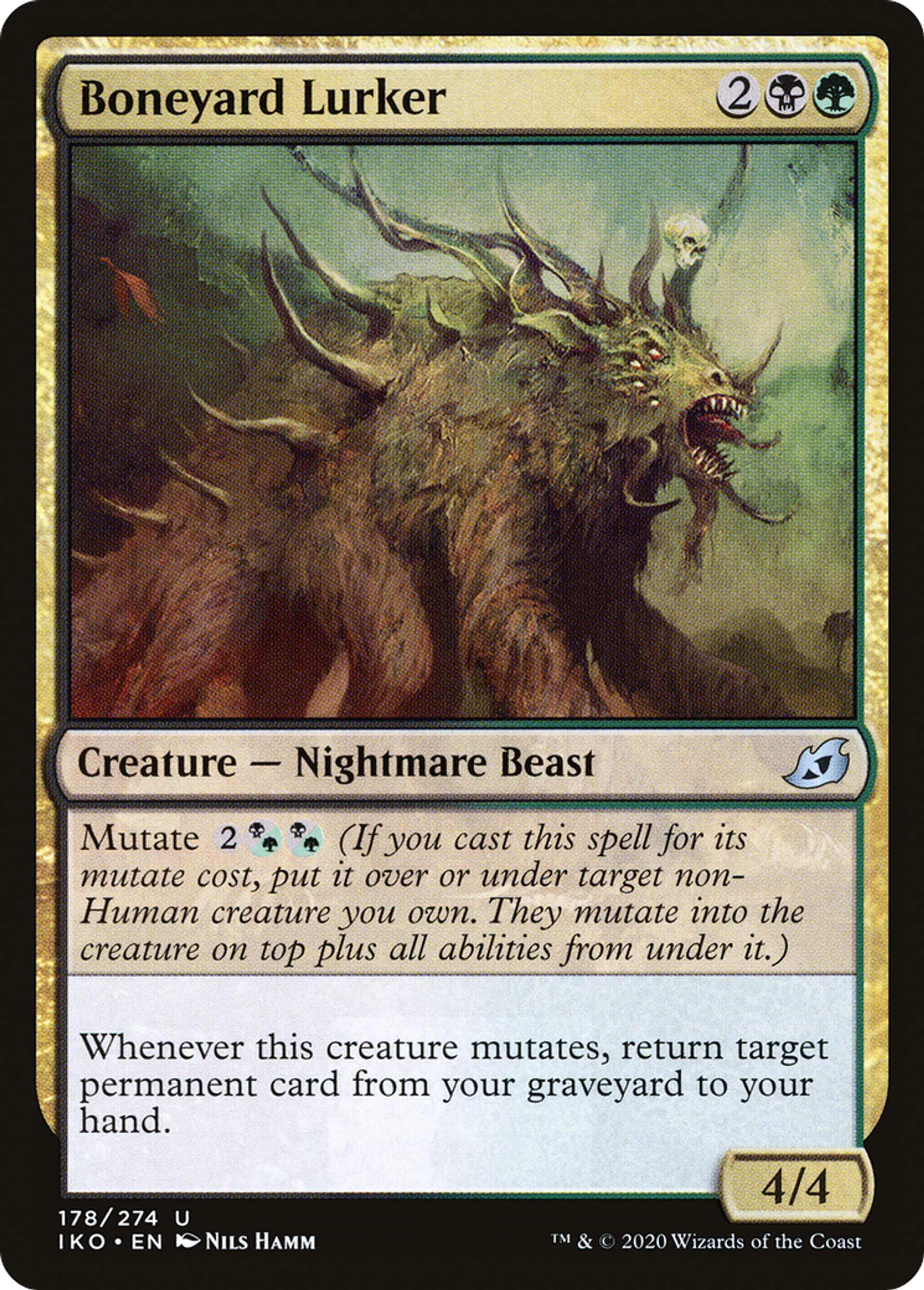 Boneyard Lurker — Ikoria: Lair of Behemoths — Magic: The Gathering