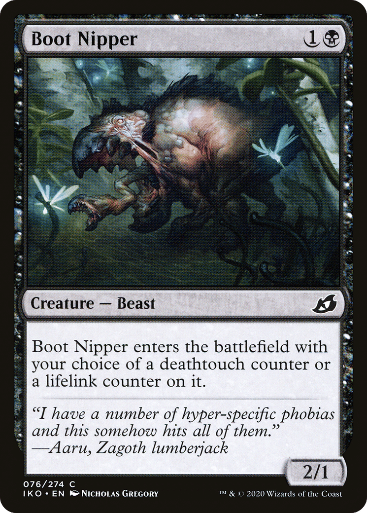 Boot Nipper — Ikoria: Lair of Behemoths — Magic: The Gathering