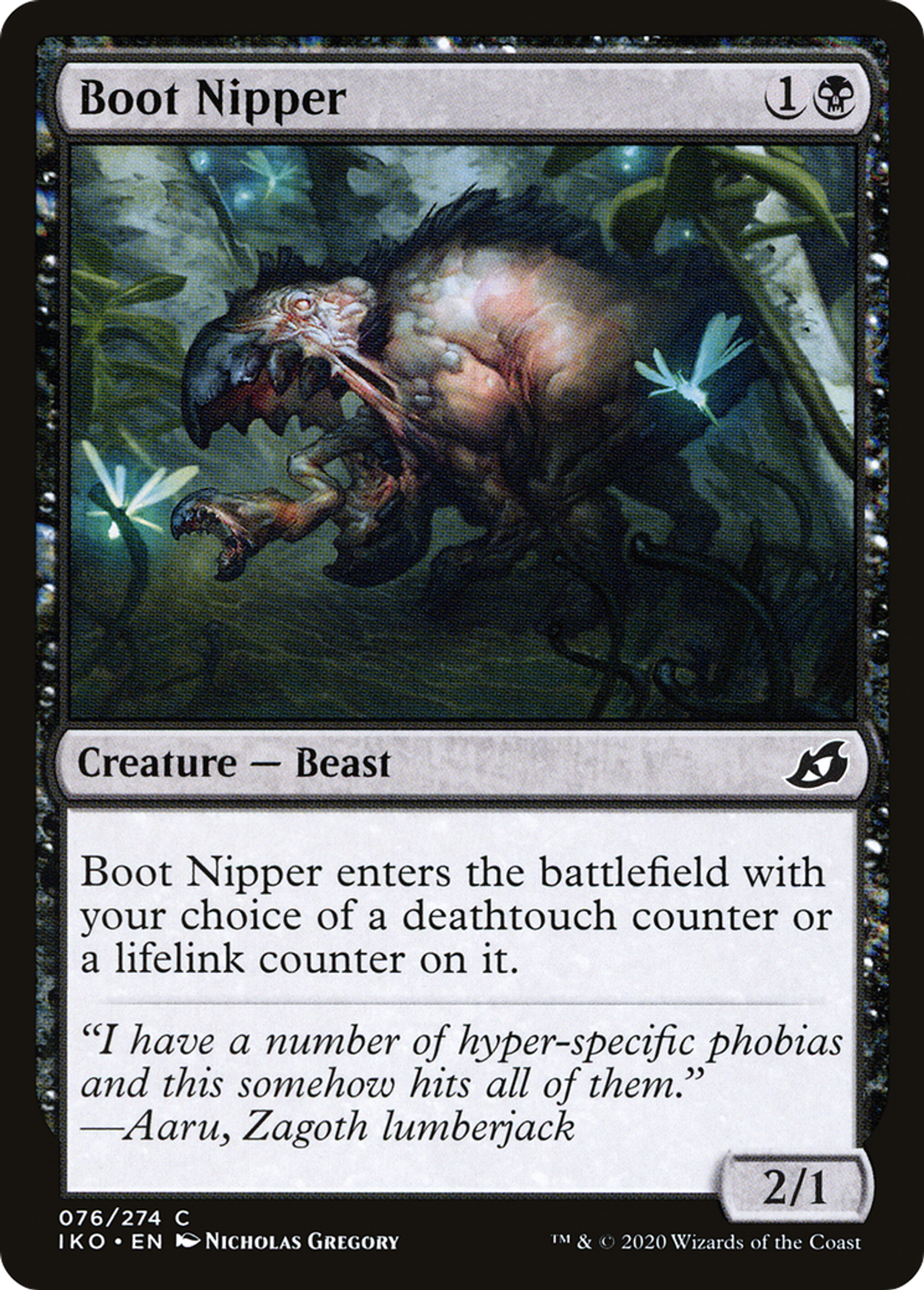 Boot Nipper — Ikoria: Lair of Behemoths — Magic: The Gathering