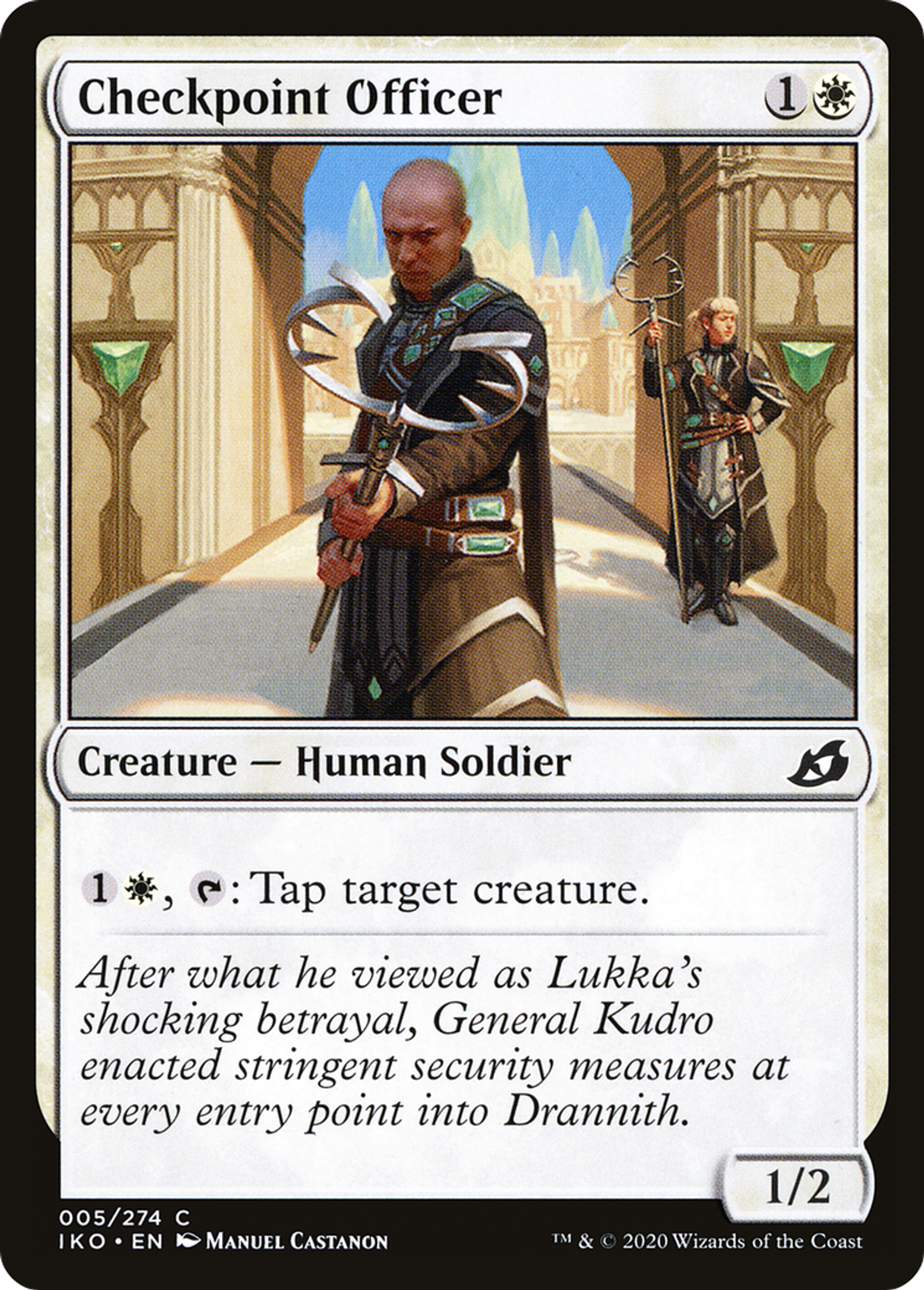 Checkpoint Officer — Ikoria: Lair of Behemoths — Magic: The Gathering