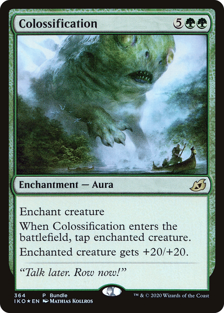 Colossification — Ikoria: Lair of Behemoths — Magic: The Gathering