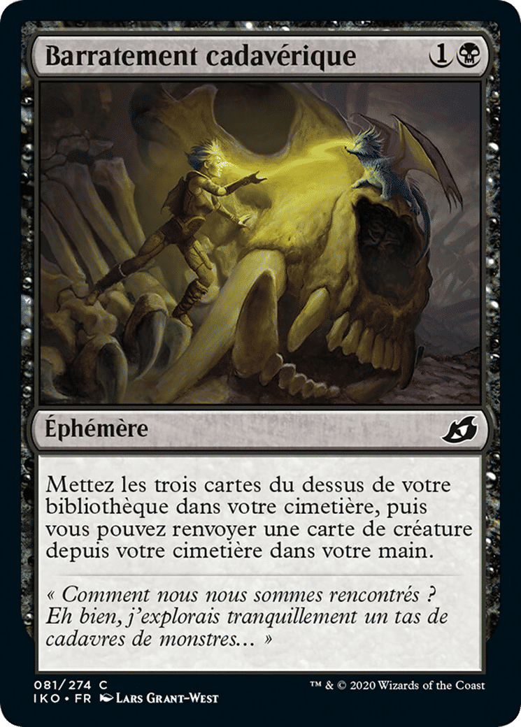 Barratement cadavérique — Ikoria: Lair of Behemoths — Magic: The Gathering
