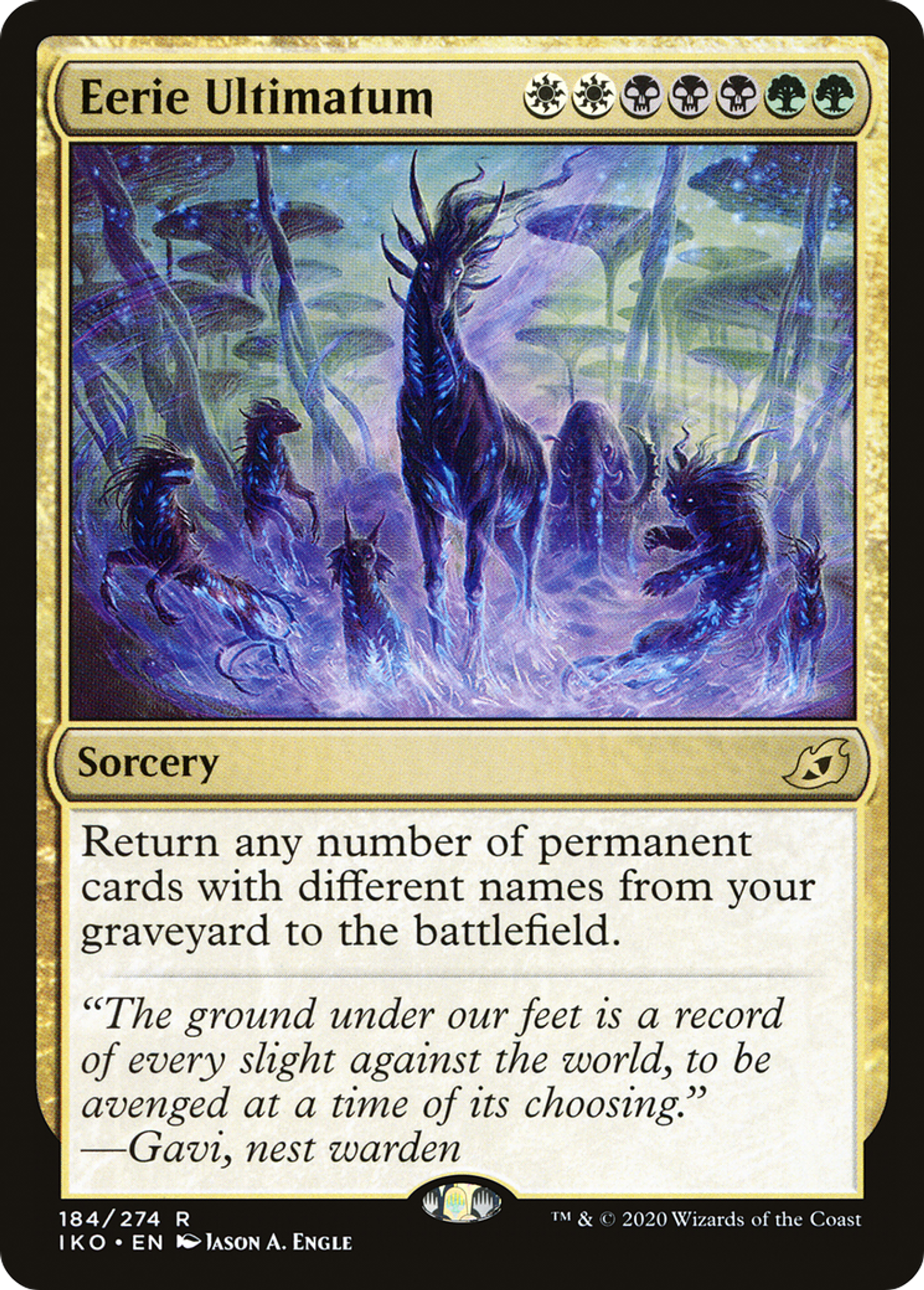Eerie Ultimatum — Ikoria: Lair of Behemoths — Magic: The Gathering
