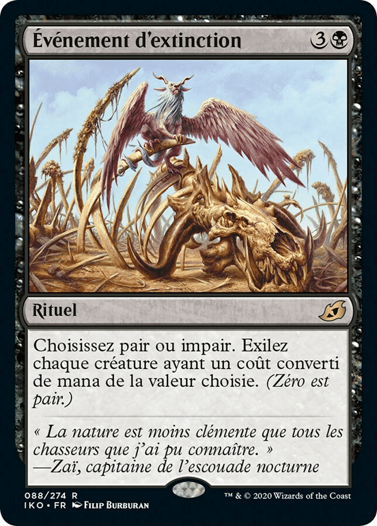 Événement d'extinction — Ikoria: Lair of Behemoths — Magic: The Gathering