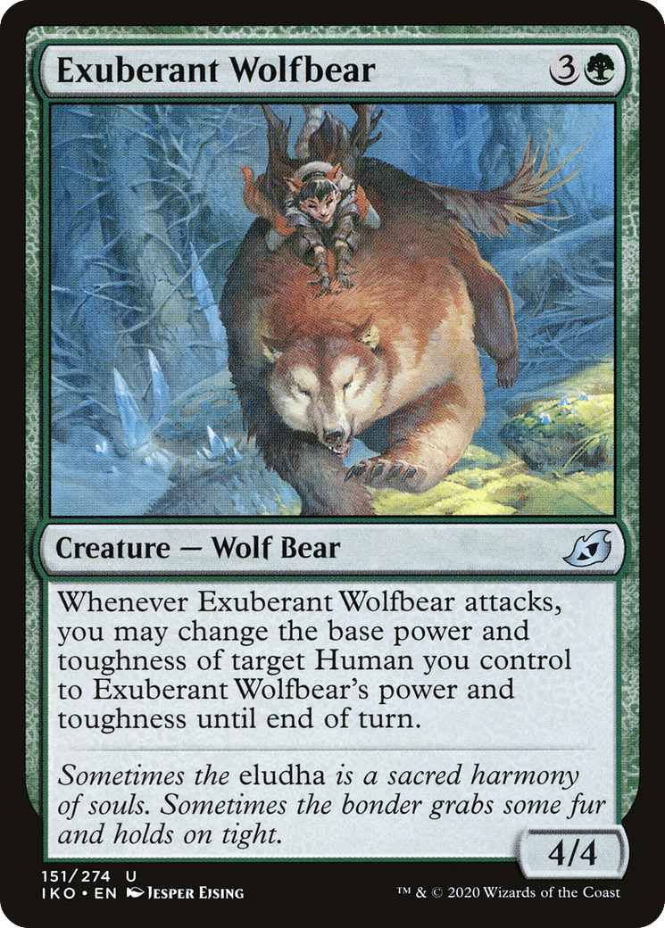 Exuberant Wolfbear — Ikoria: Lair of Behemoths — Magic: The Gathering