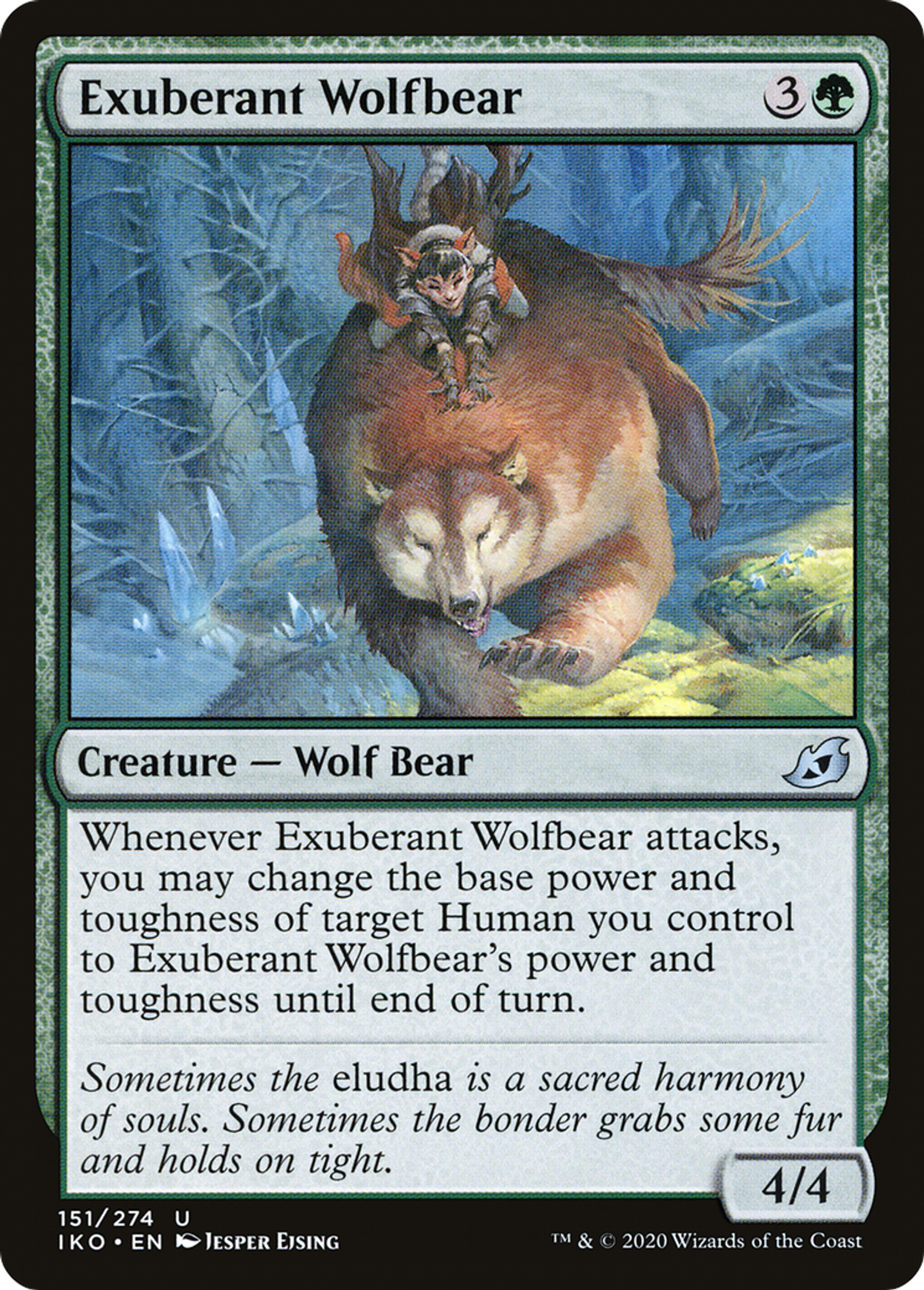 Exuberant Wolfbear — Ikoria: Lair of Behemoths — Magic: The Gathering