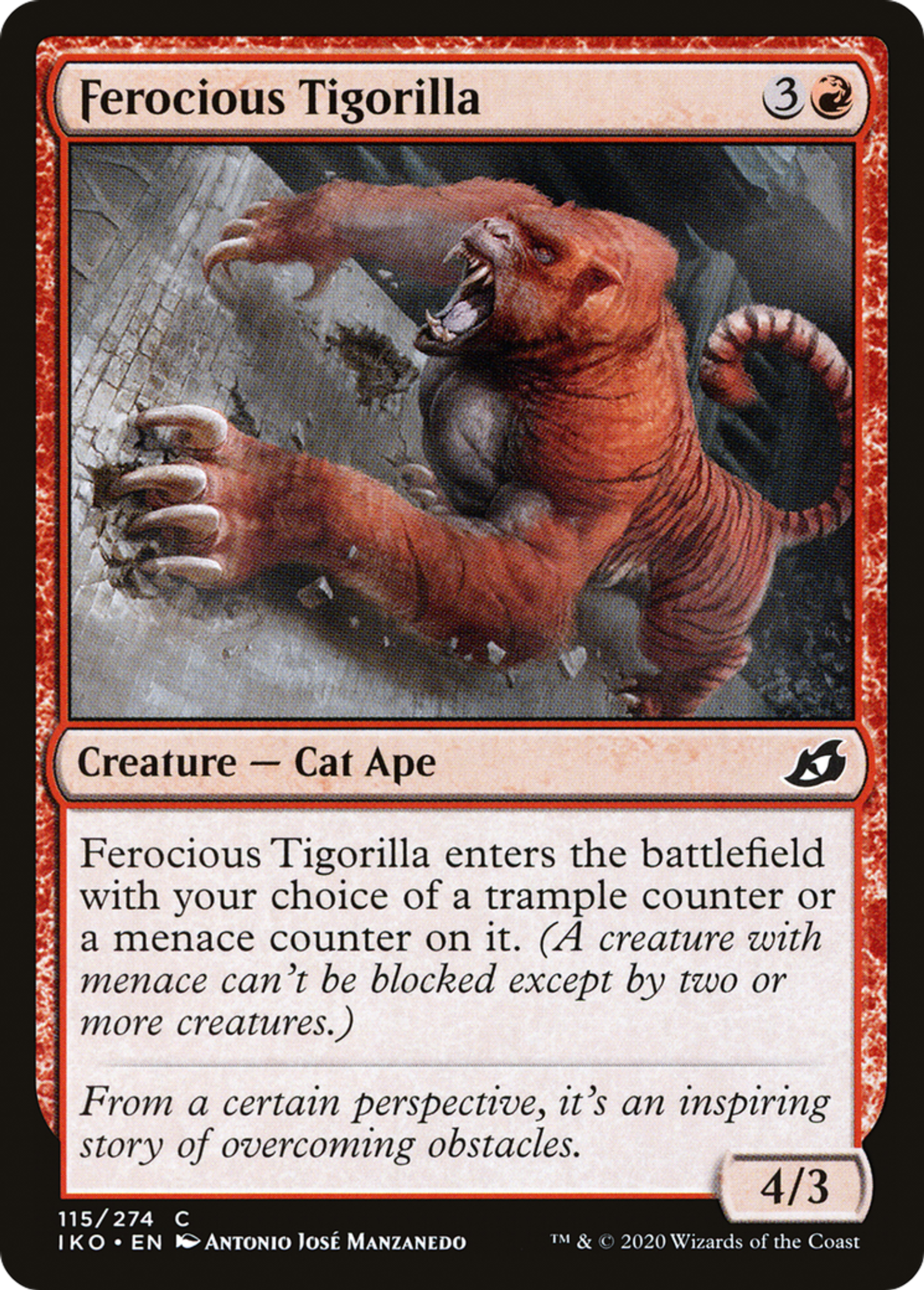 Ferocious Tigorilla — Ikoria: Lair of Behemoths — Magic: The Gathering