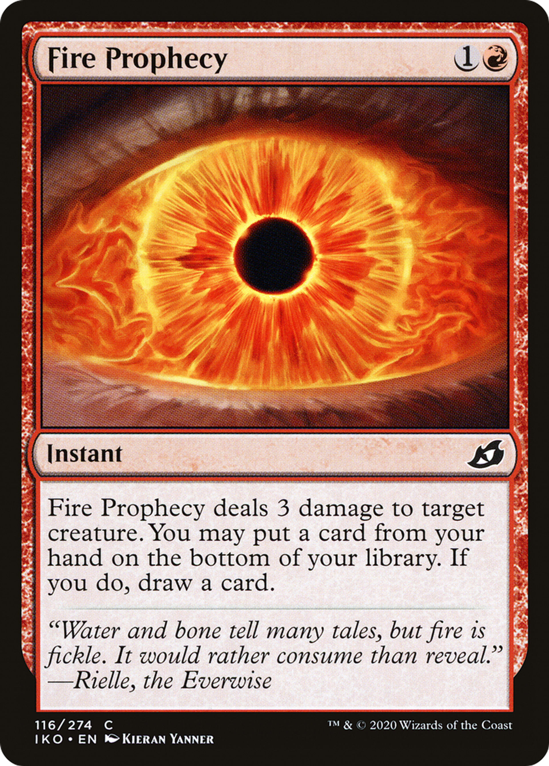 Fire Prophecy — Ikoria: Lair of Behemoths — Magic: The Gathering