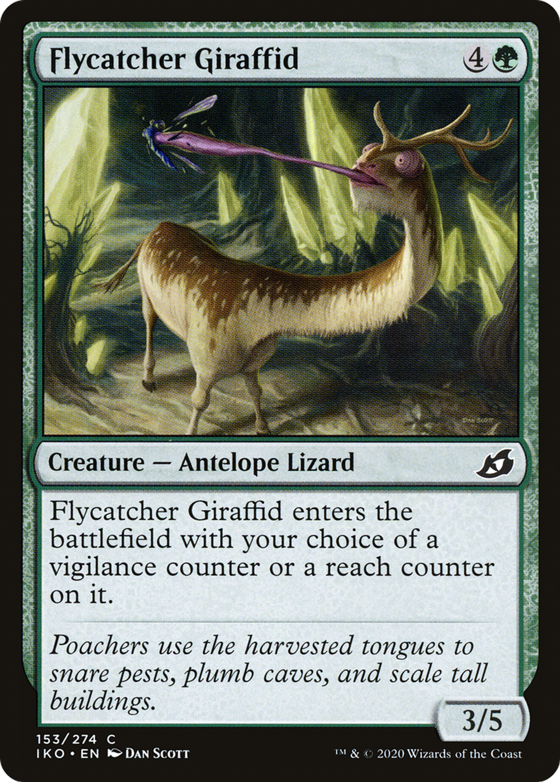 Flycatcher Giraffid — Ikoria: Lair of Behemoths — Magic: The Gathering