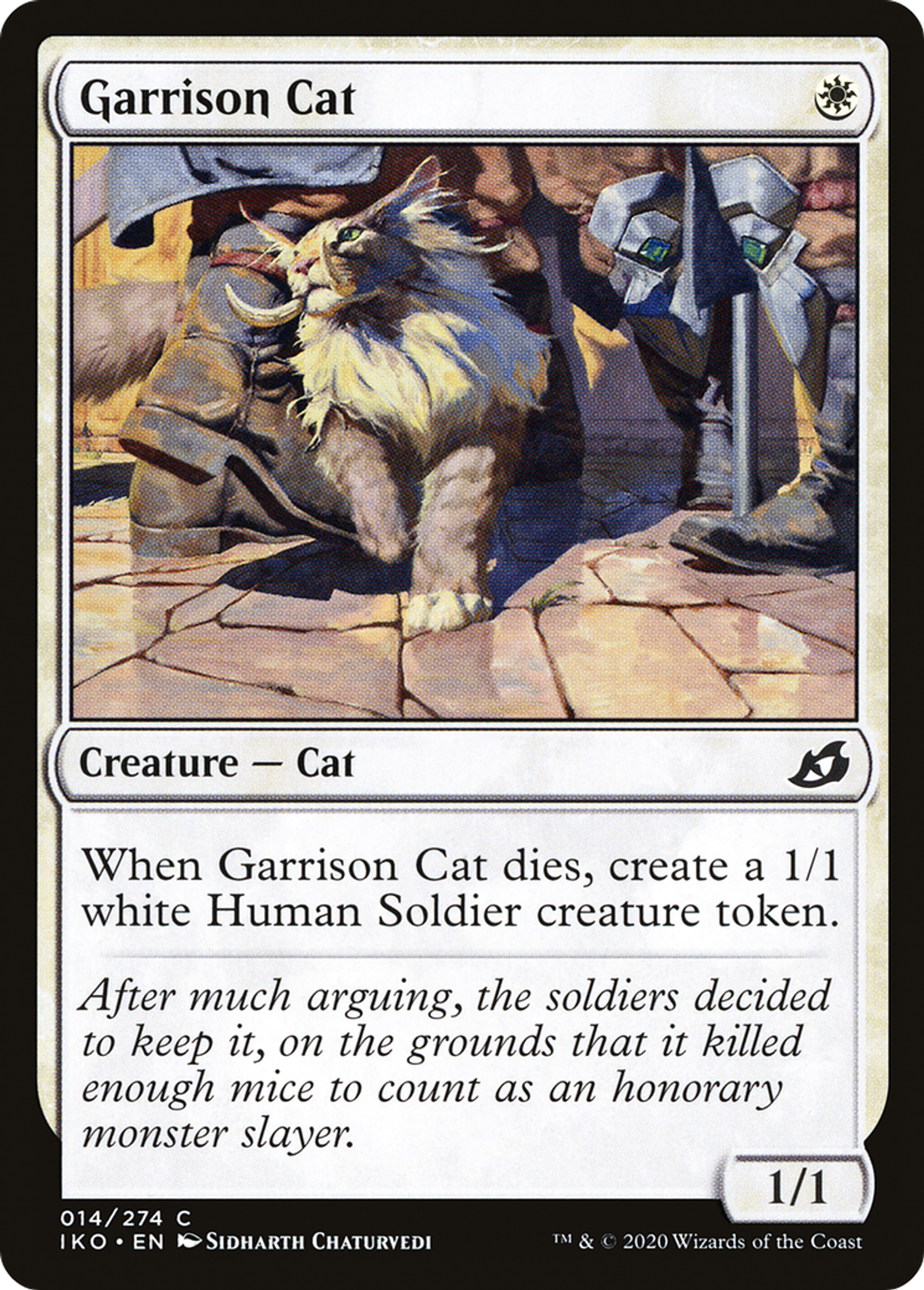 Garrison Cat — Ikoria: Lair of Behemoths — Magic: The Gathering