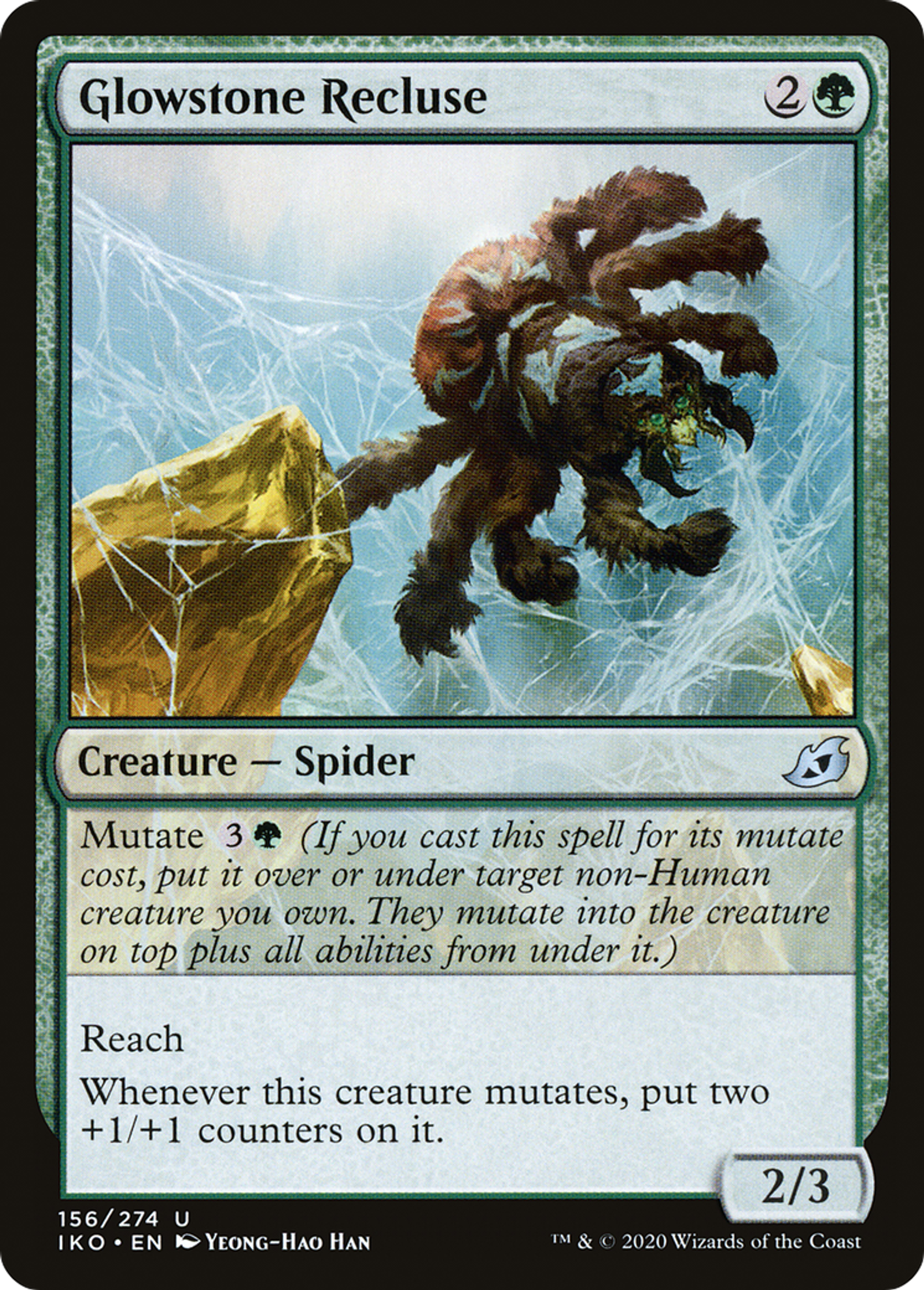 Glowstone Recluse — Ikoria: Lair of Behemoths — Magic: The Gathering