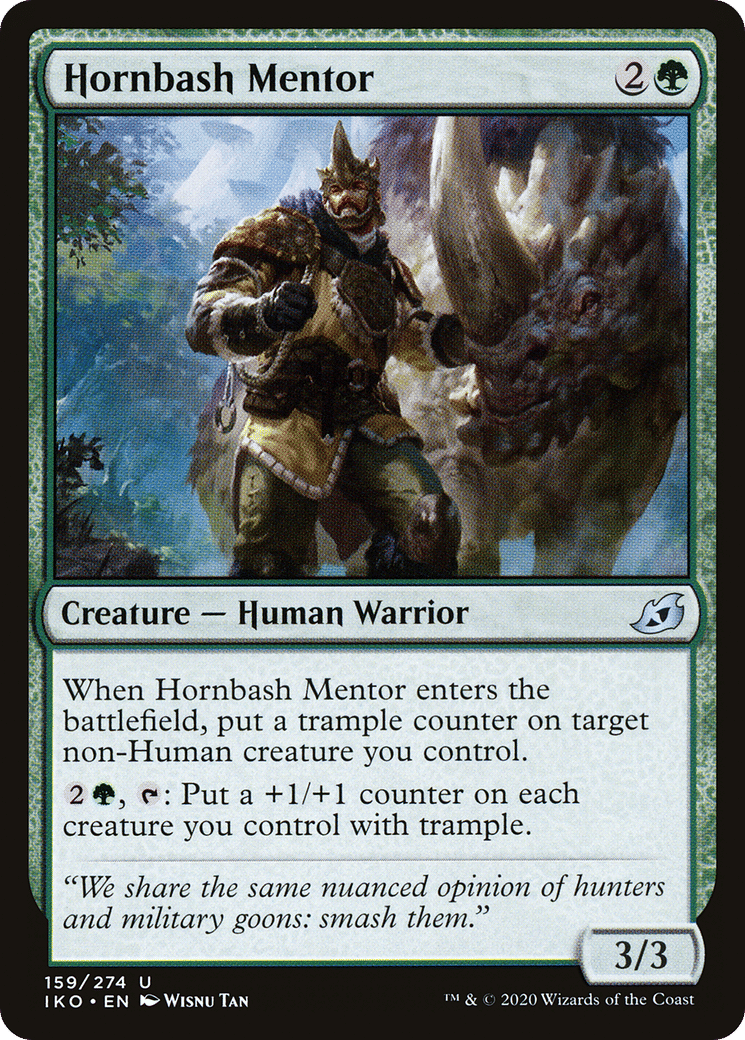 Hornbash Mentor — Ikoria: Lair of Behemoths — Magic: The Gathering