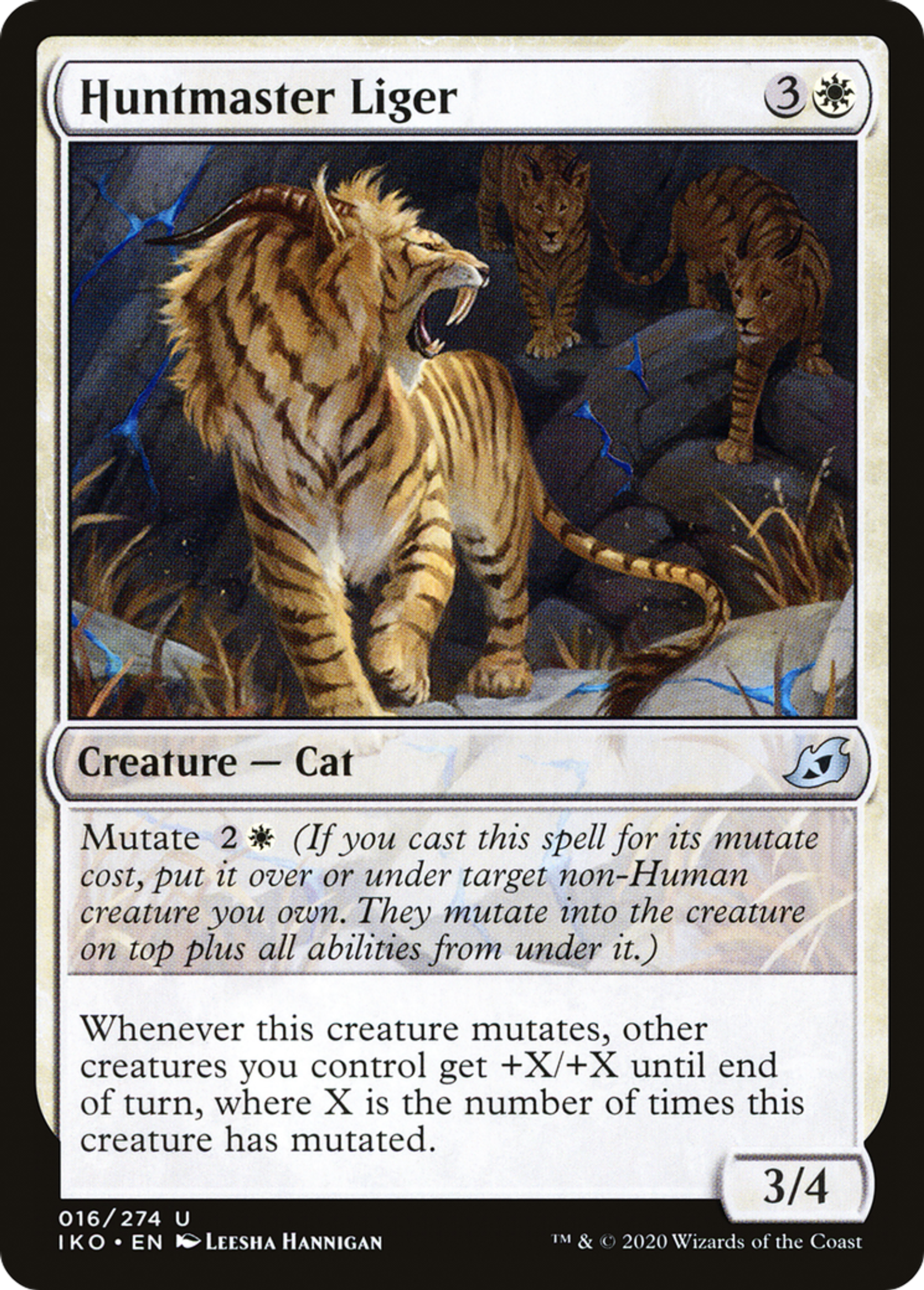 Huntmaster Liger — Ikoria: Lair of Behemoths — Magic: The Gathering