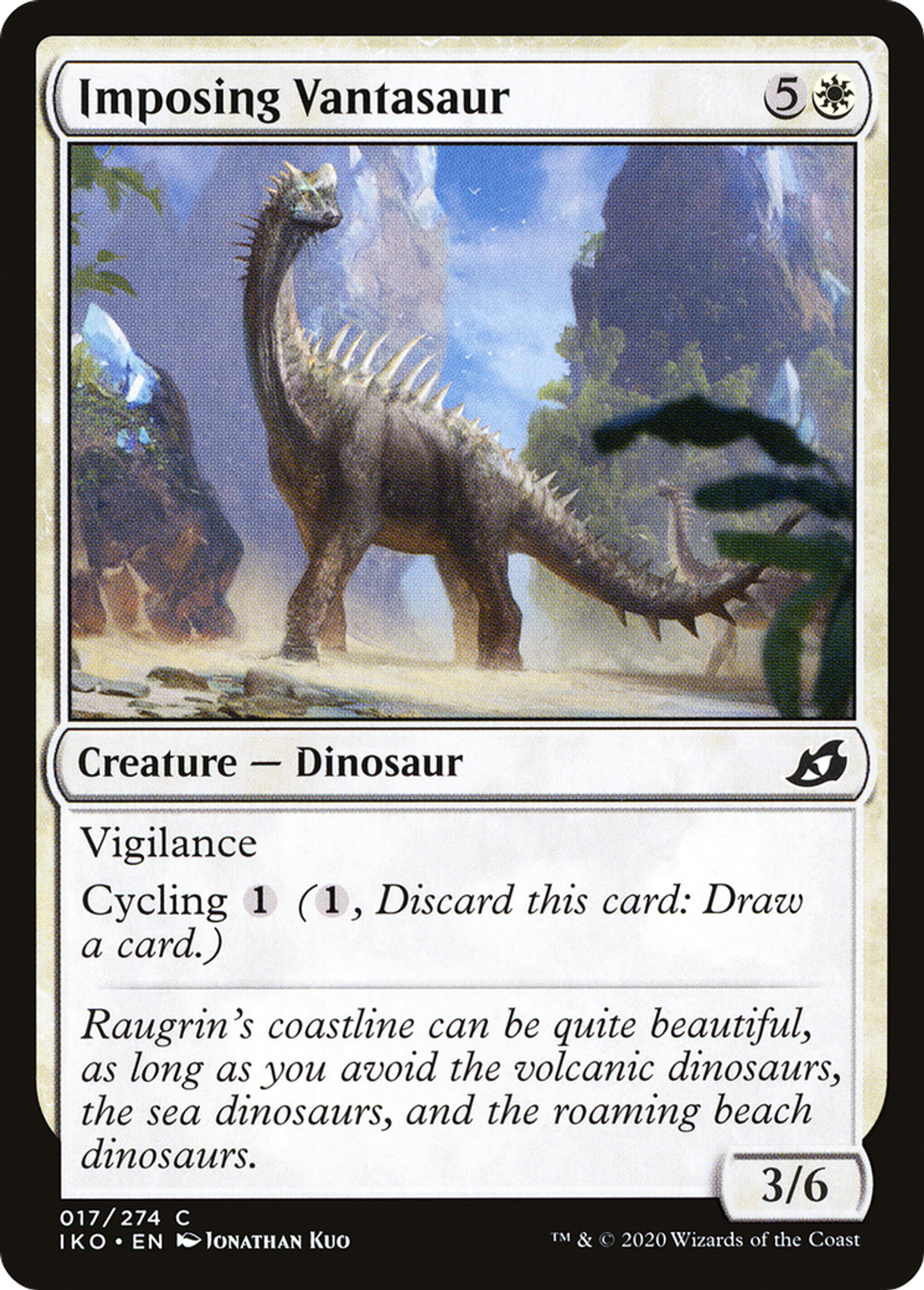 Imposing Vantasaur — Ikoria: Lair of Behemoths — Magic: The Gathering