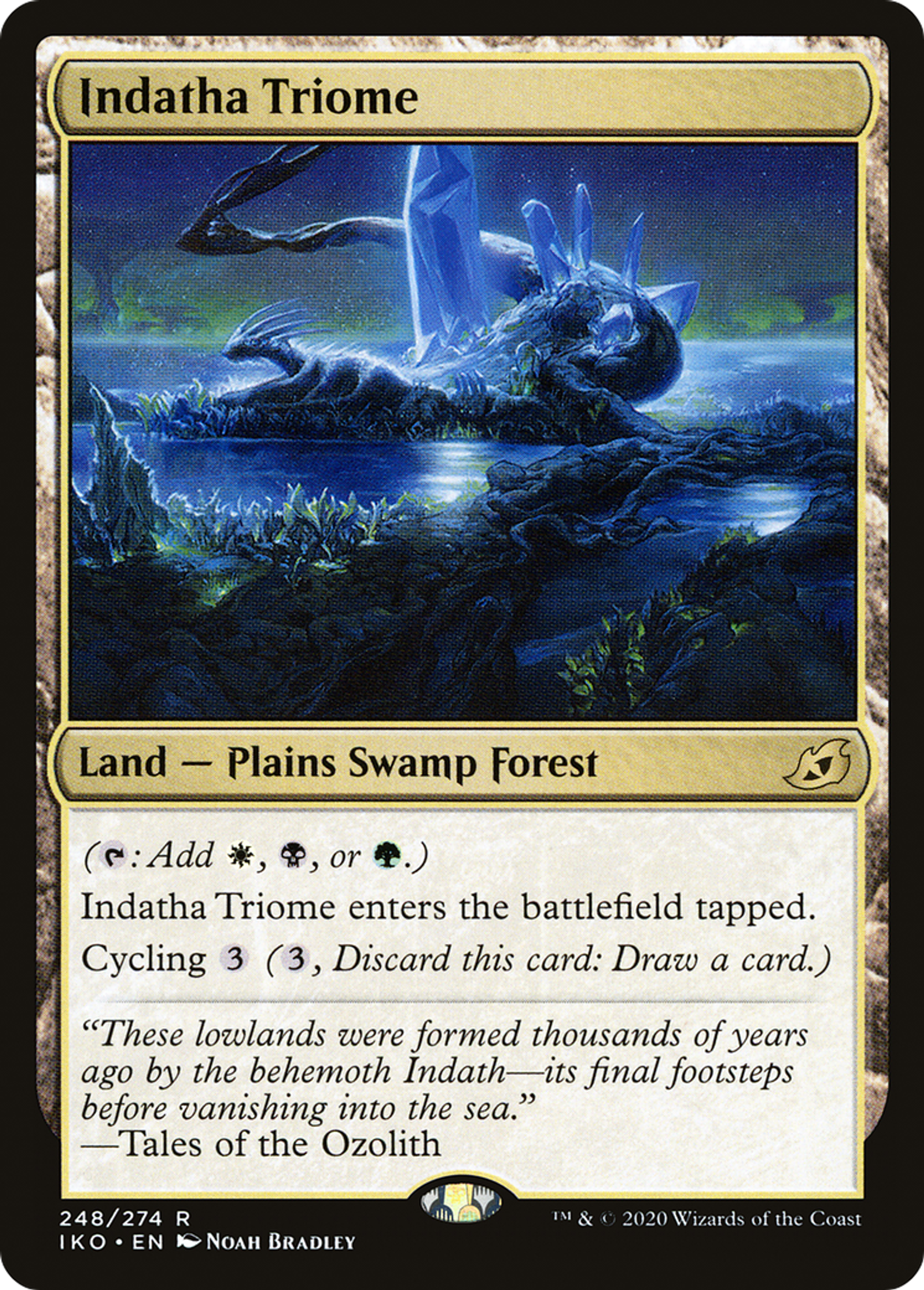 Indatha Triome — Ikoria: Lair of Behemoths — Magic: The Gathering