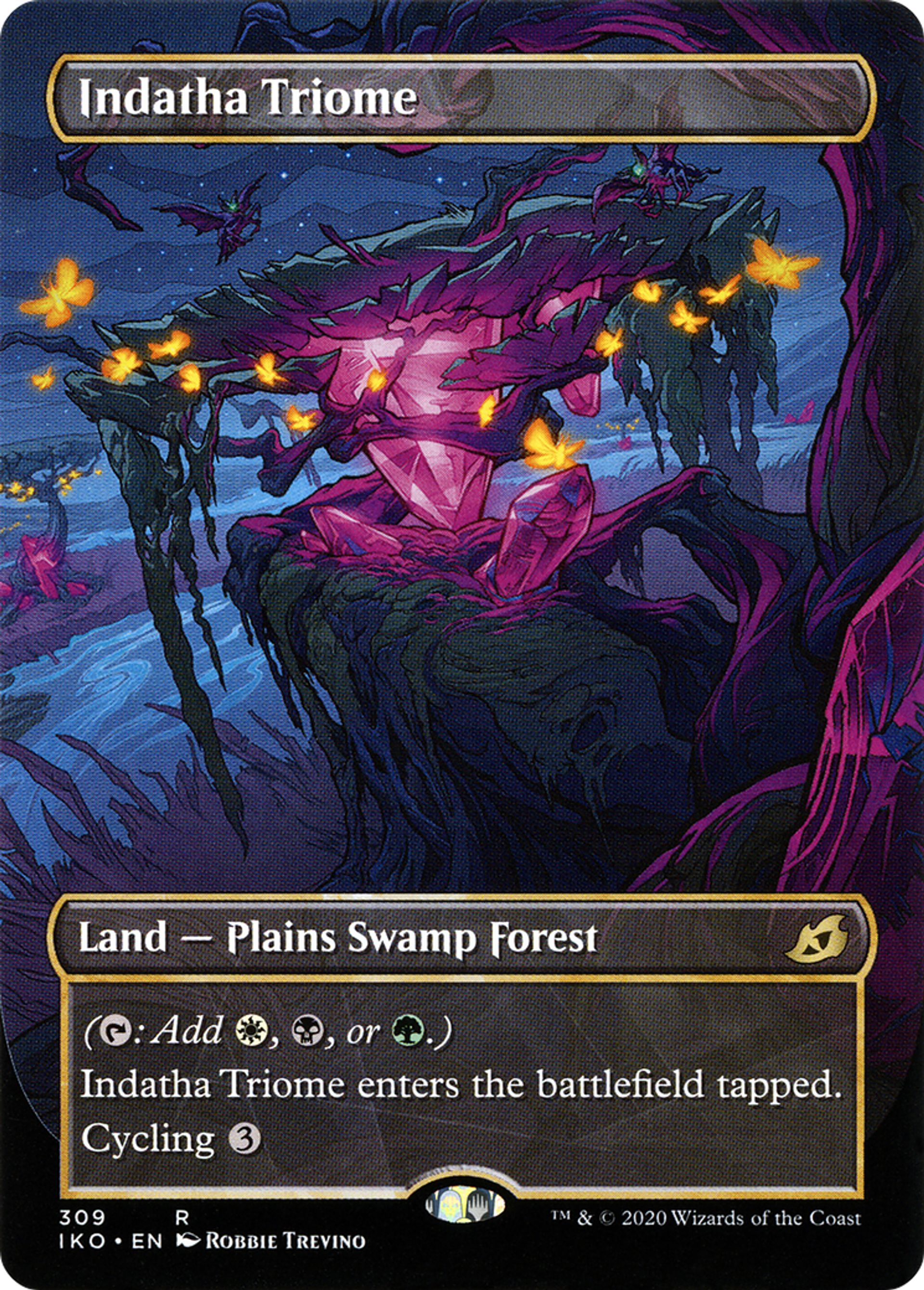 Triome d'Indatha — Ikoria: Lair of Behemoths — Magic: The Gathering
