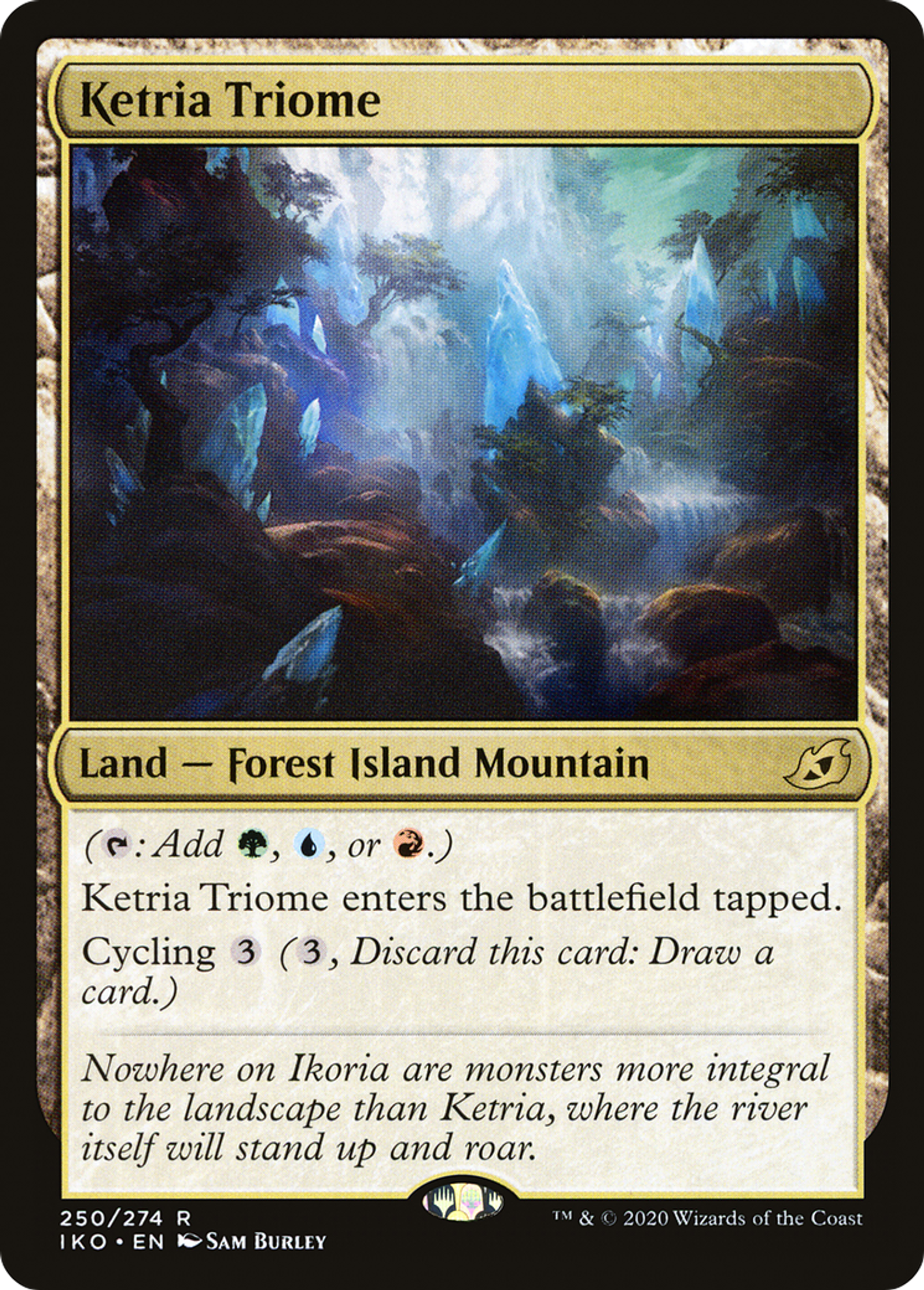 Ketria Triome — Ikoria: Lair of Behemoths — Magic: The Gathering