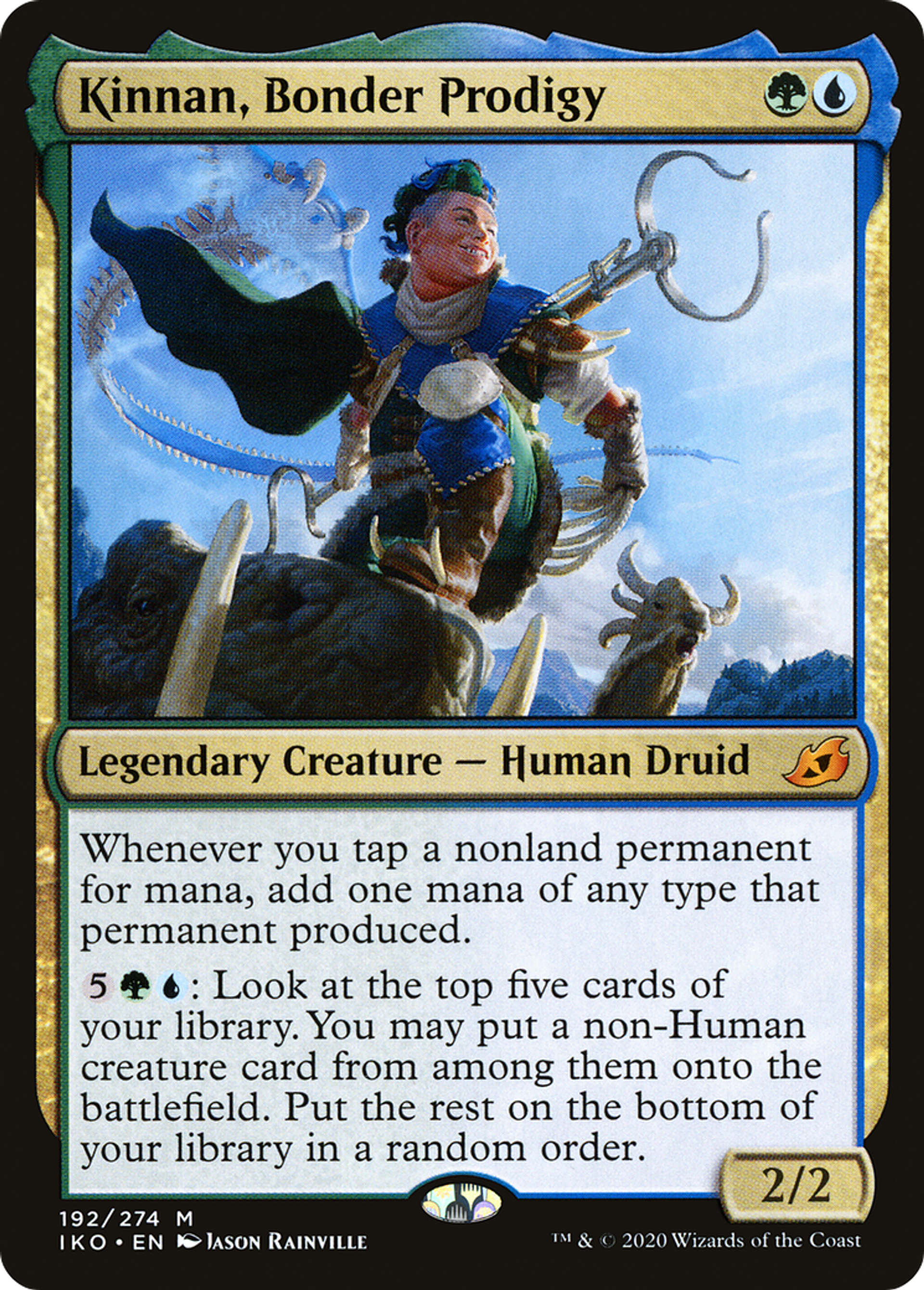 Kinnan, Bonder Prodigy — Ikoria: Lair of Behemoths — Magic: The Gathering
