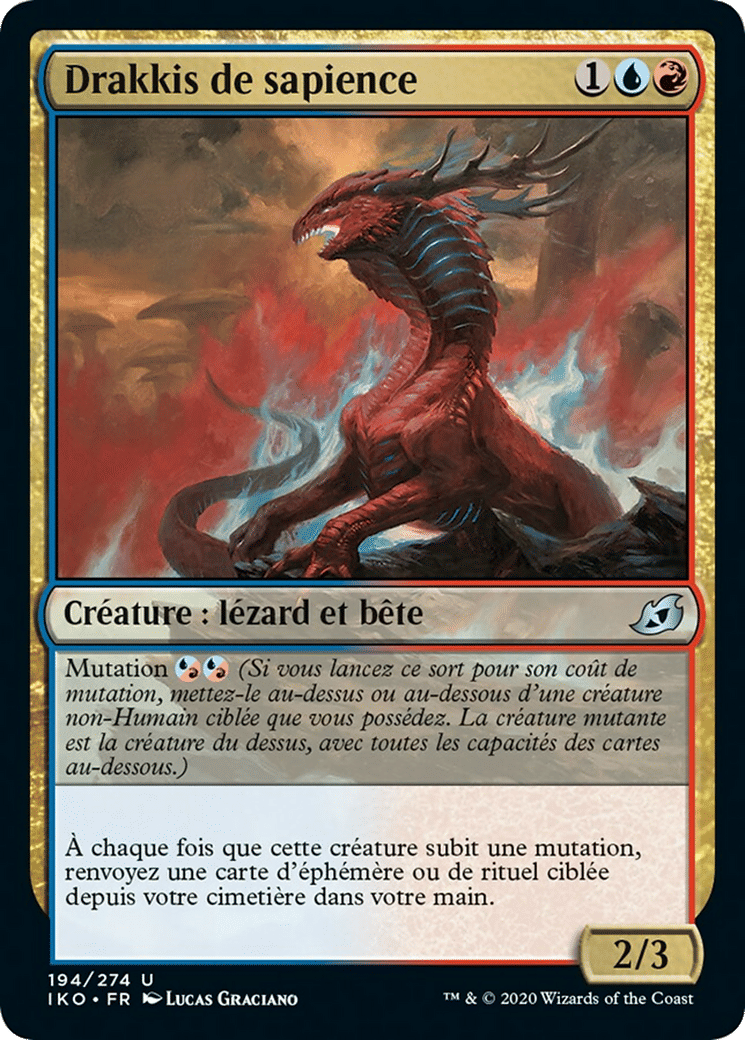 Drakkis de sapience — Ikoria: Lair of Behemoths — Magic: The Gathering