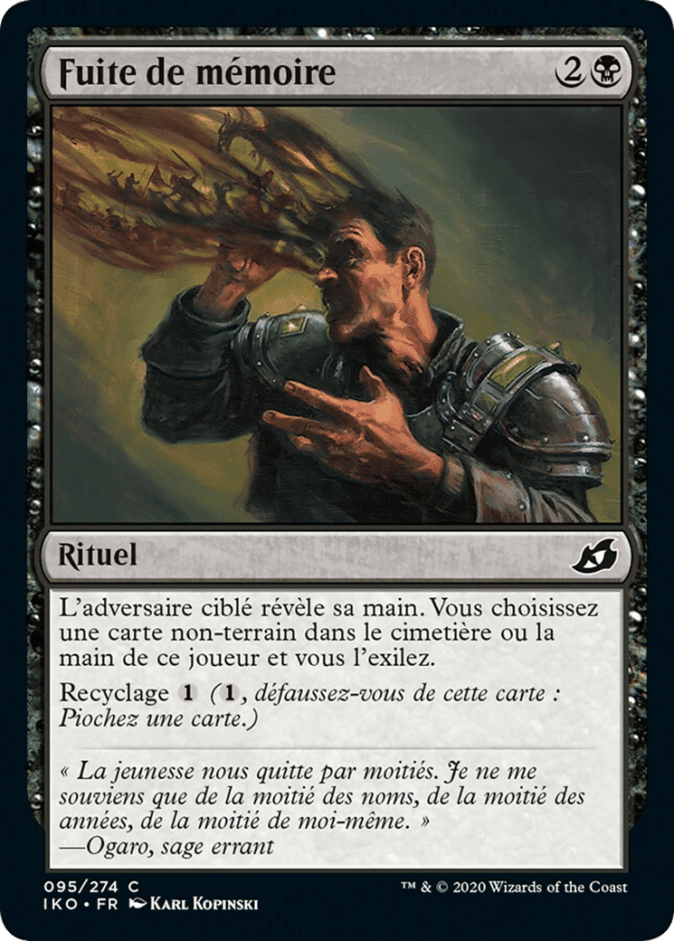 Fuite de mémoire — Ikoria: Lair of Behemoths — Magic: The Gathering