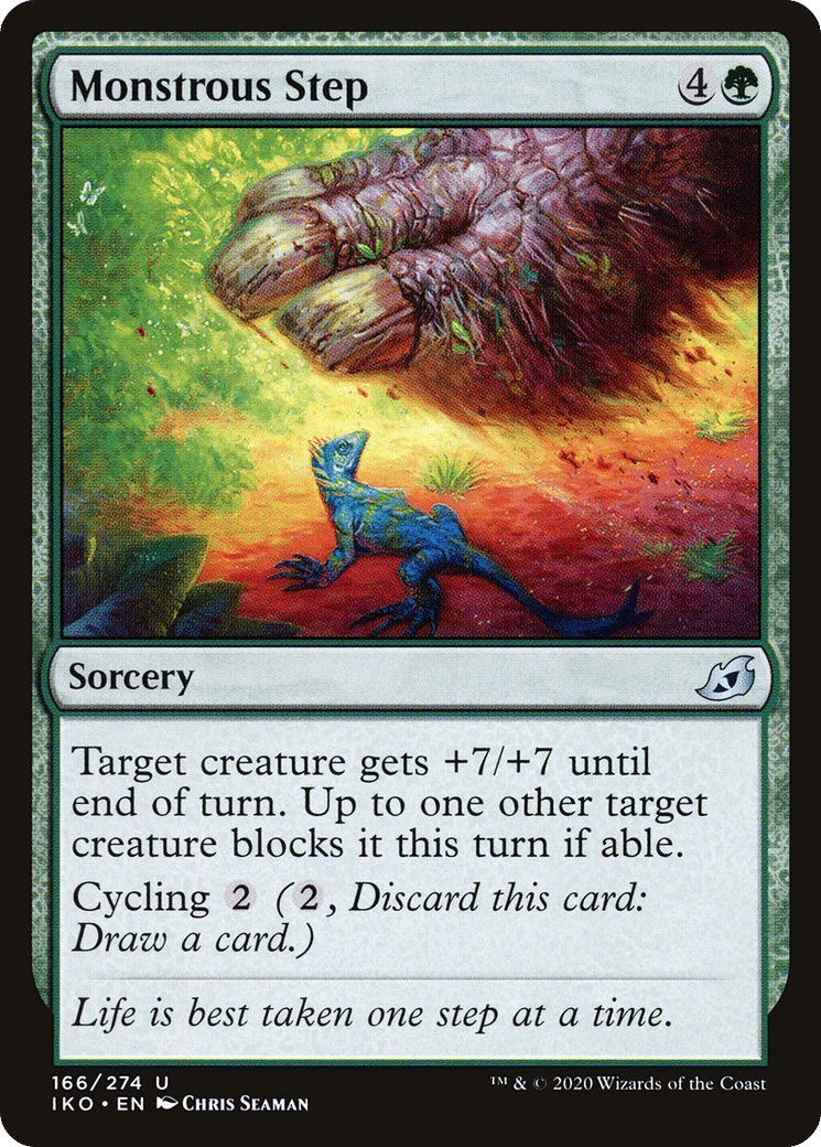 Monstrous Step — Ikoria: Lair of Behemoths — Magic: The Gathering