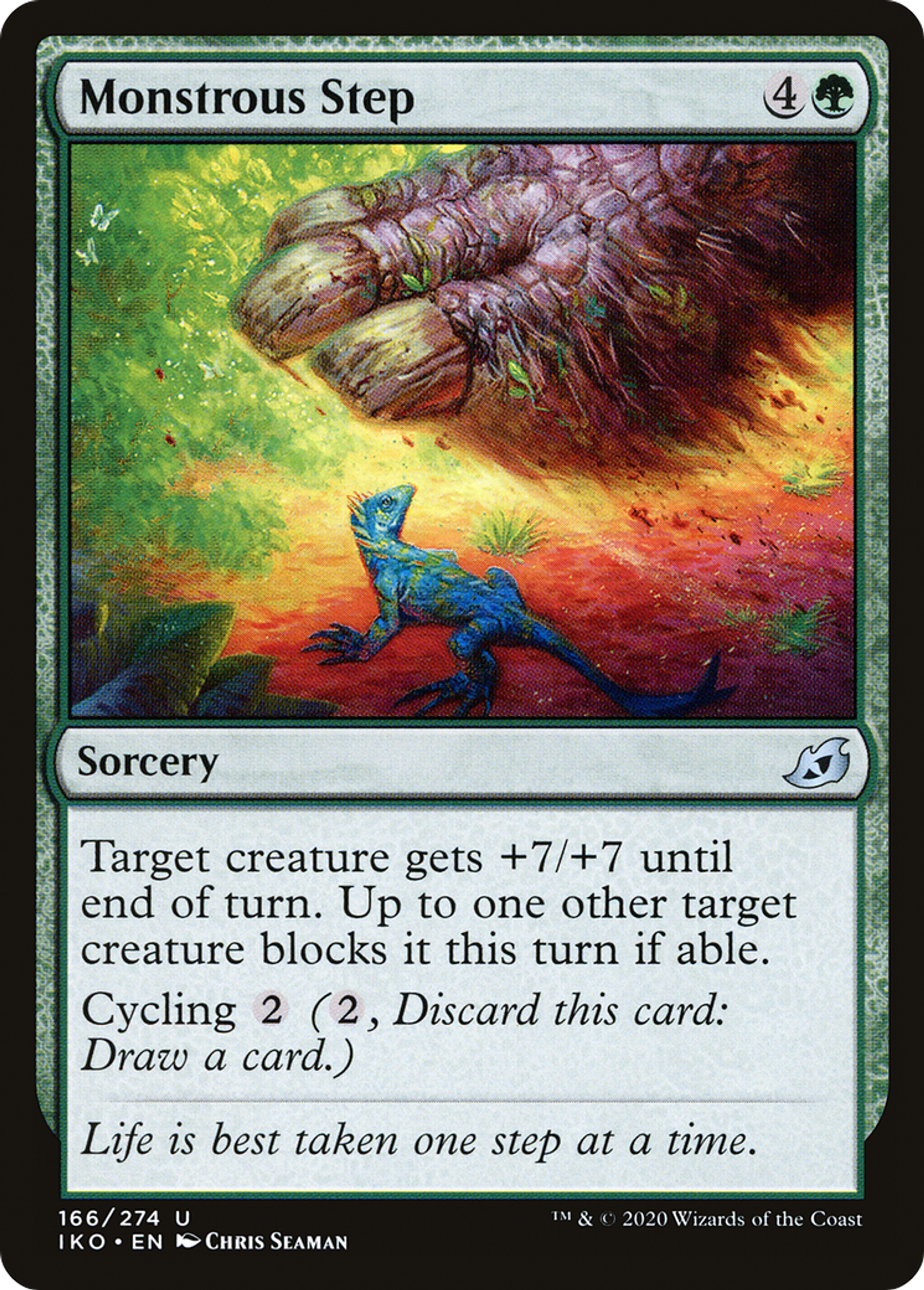 Monstrous Step — Ikoria: Lair of Behemoths — Magic: The Gathering